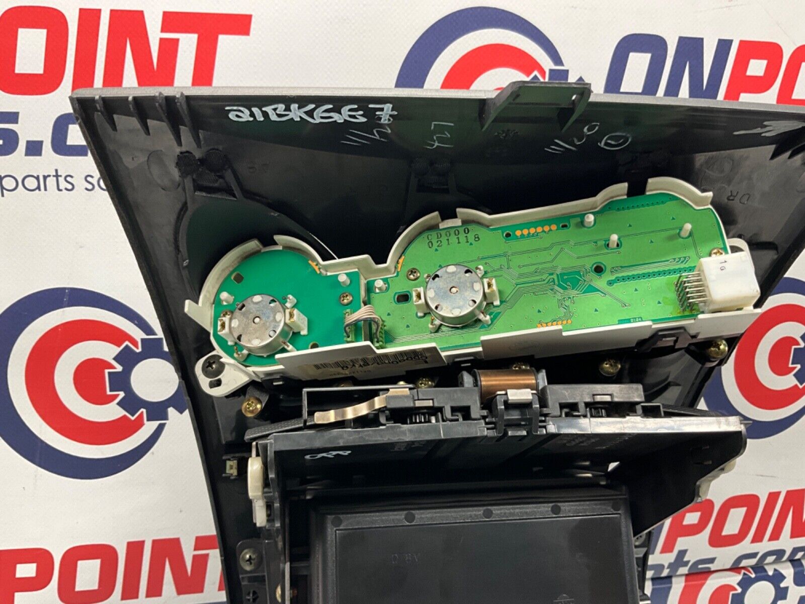 2003 Nissan Z33 350Z Front Center Dash Radio Bezel Trim Waterfall OEM 21BKGE7 - On Point Parts Inc