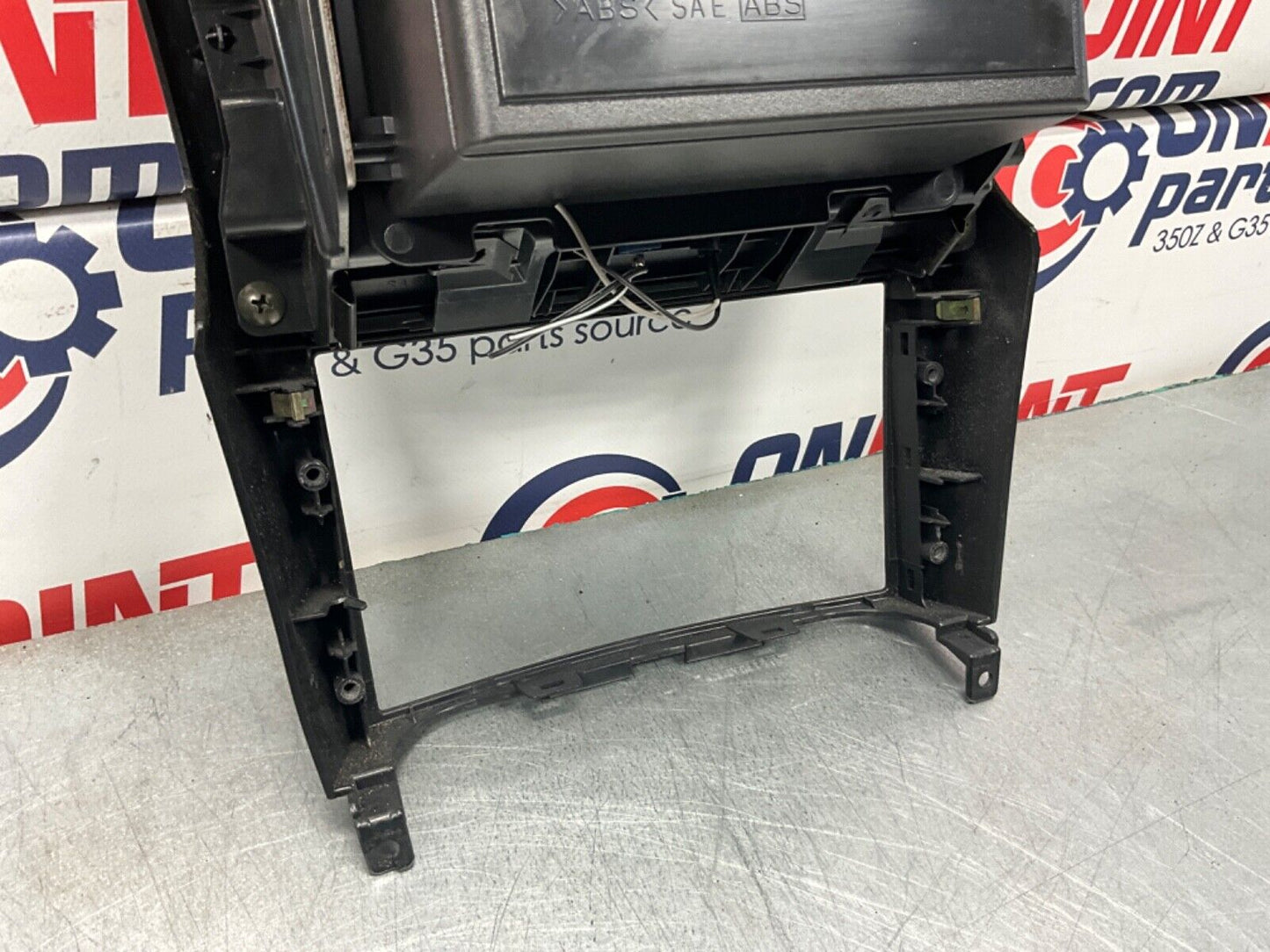 2003 Nissan Z33 350Z Front Center Dash Radio Bezel Trim Waterfall OEM 21BKGE7 - On Point Parts Inc