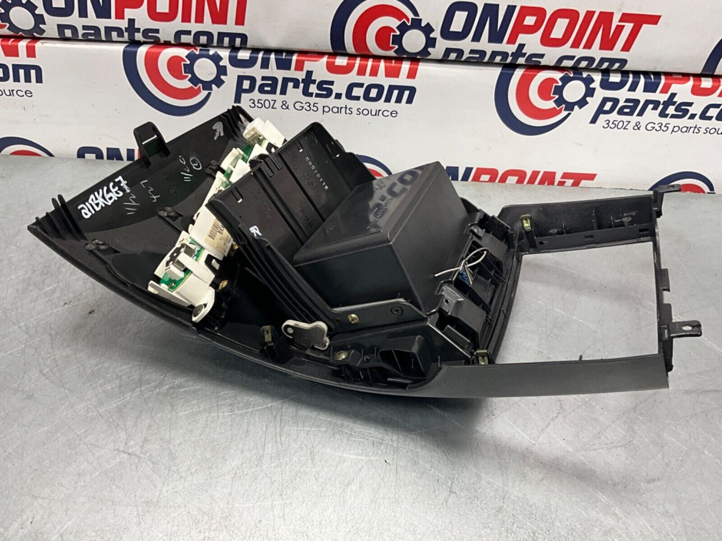 2003 Nissan Z33 350Z Front Center Dash Radio Bezel Trim Waterfall OEM 21BKGE7 - On Point Parts Inc