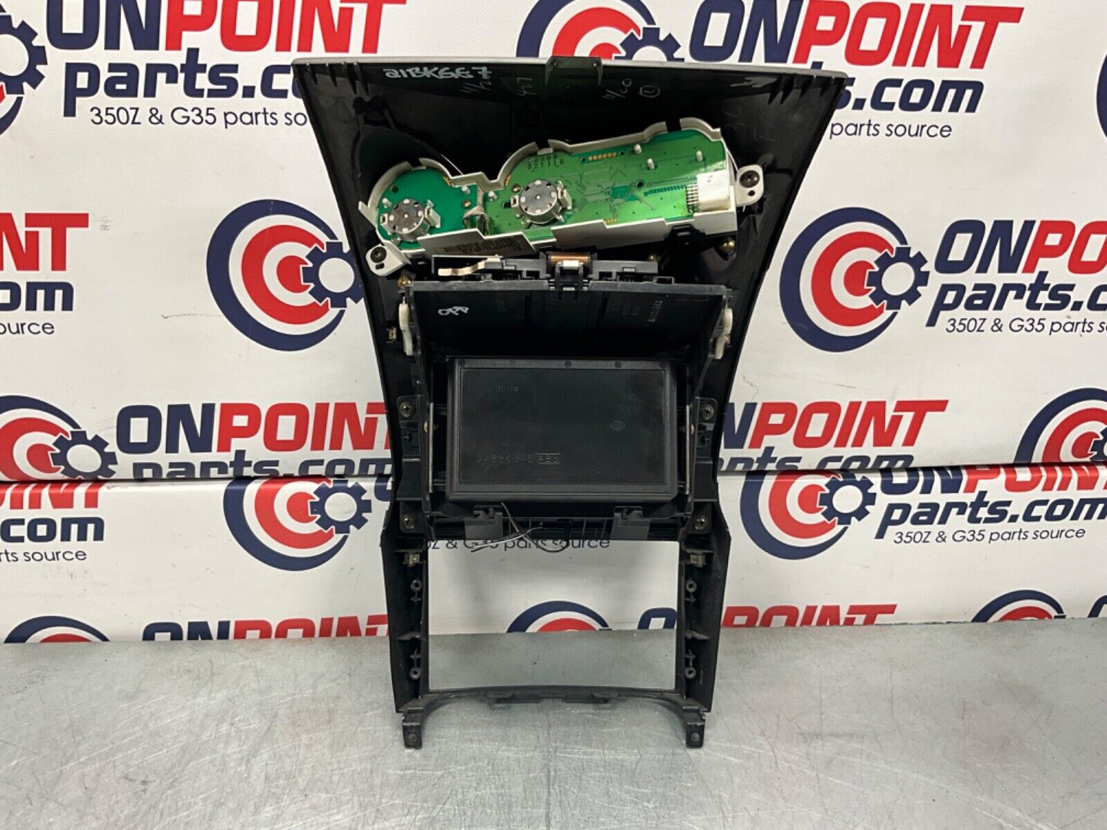 2003 Nissan Z33 350Z Front Center Dash Radio Bezel Trim Waterfall OEM 21BKGE7 - On Point Parts Inc