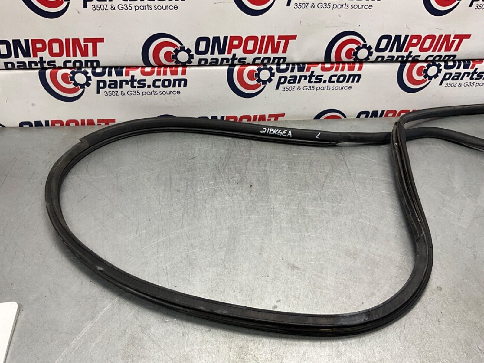 2003 Nissan Z33 350Z Driver Left Inner Door Body Seal OEM 21BKGEA - On Point Parts Inc