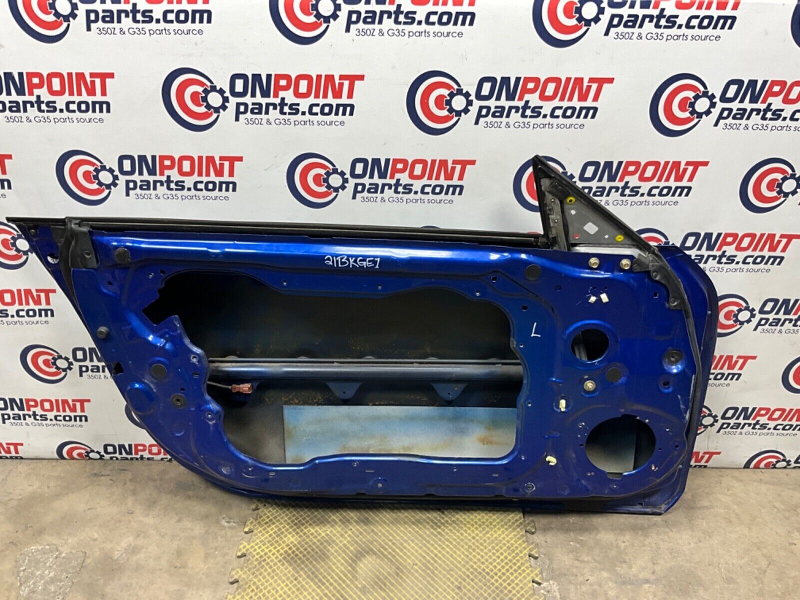 2003 Nissan Z33 350Z Driver Left Door Shell OEM 21BKGE1 - On Point Parts Inc