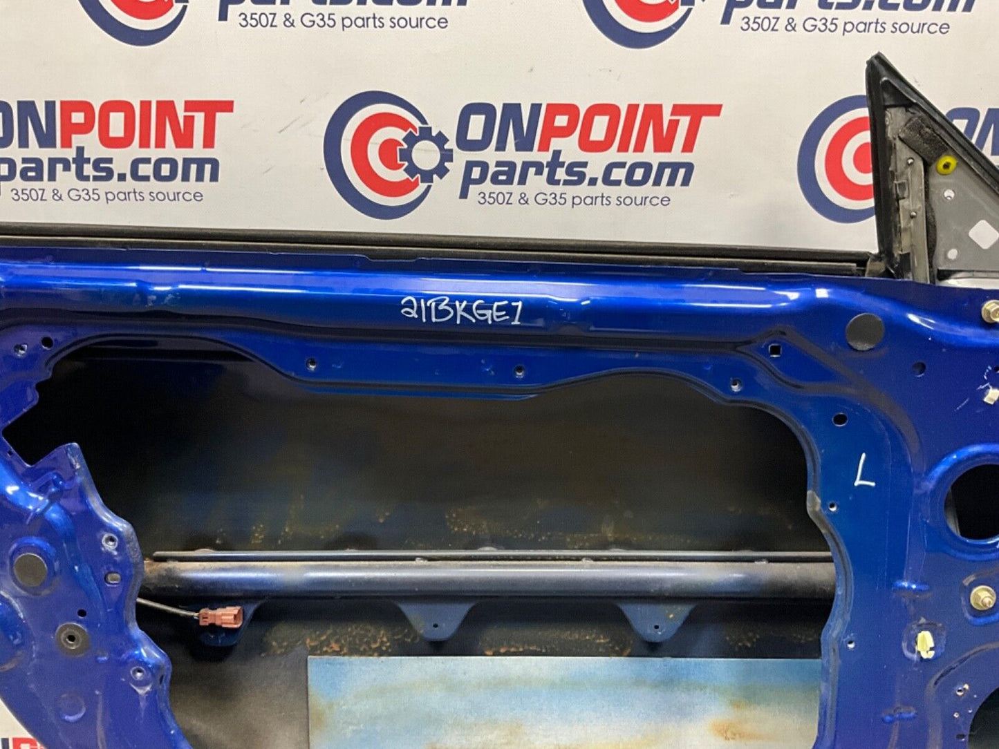 2003 Nissan Z33 350Z Driver Left Door Shell OEM 21BKGE1 - On Point Parts Inc