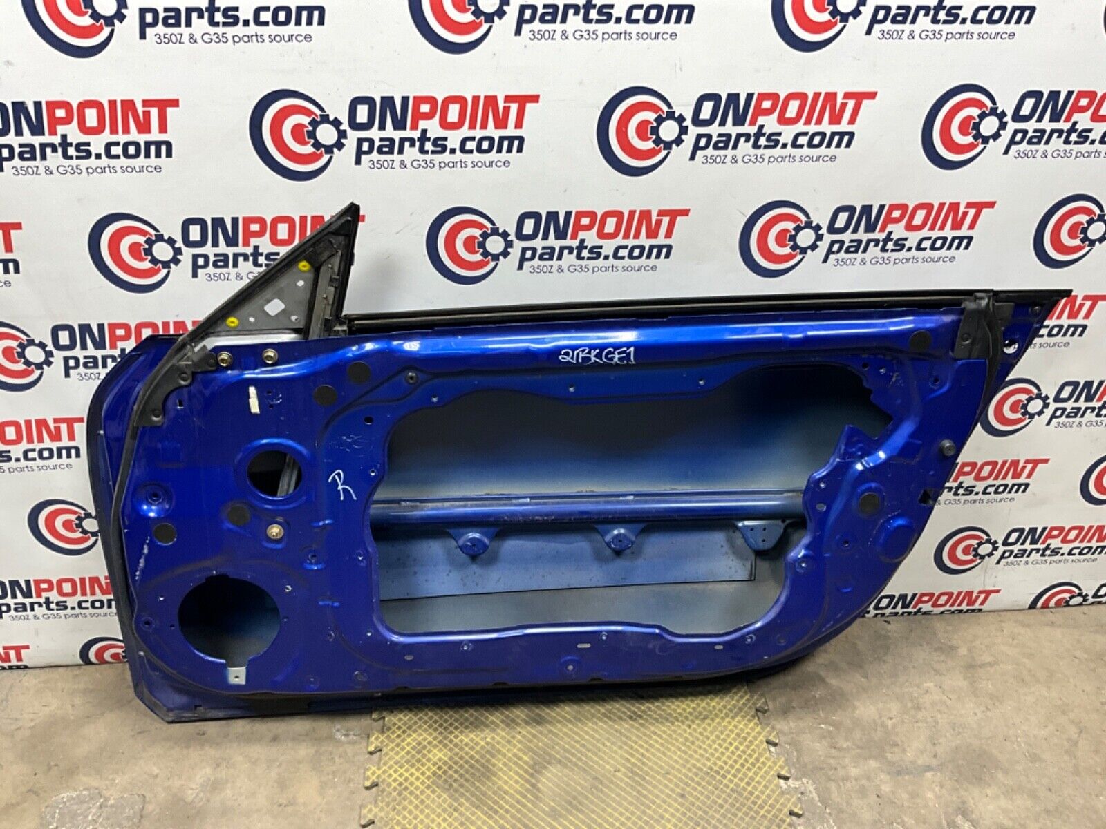 2003 Nissan Z33 350Z Passenger Right Door Shell OEM 21BKGE1 - On Point Parts Inc