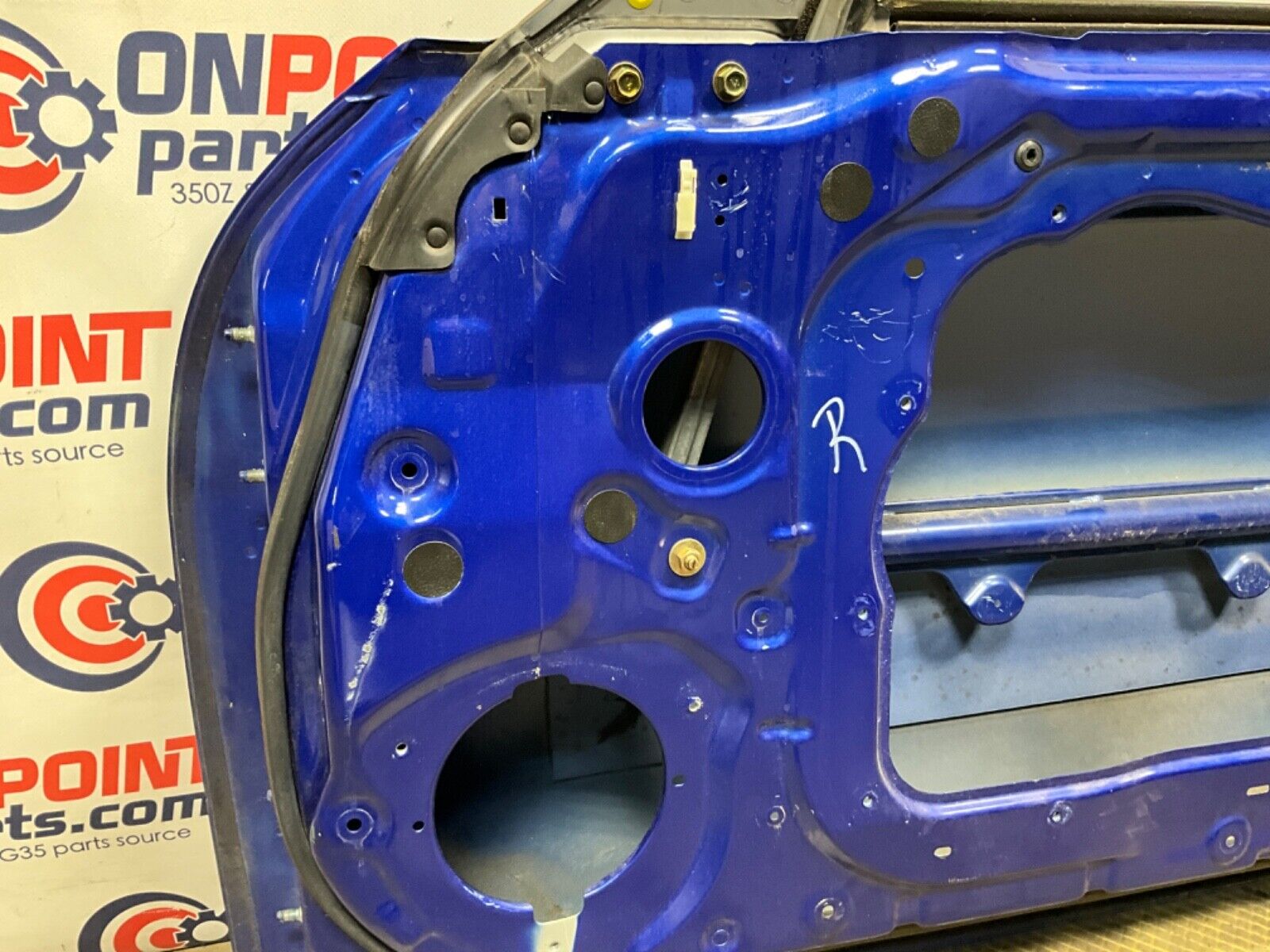 2003 Nissan Z33 350Z Passenger Right Door Shell OEM 21BKGE1 - On Point Parts Inc