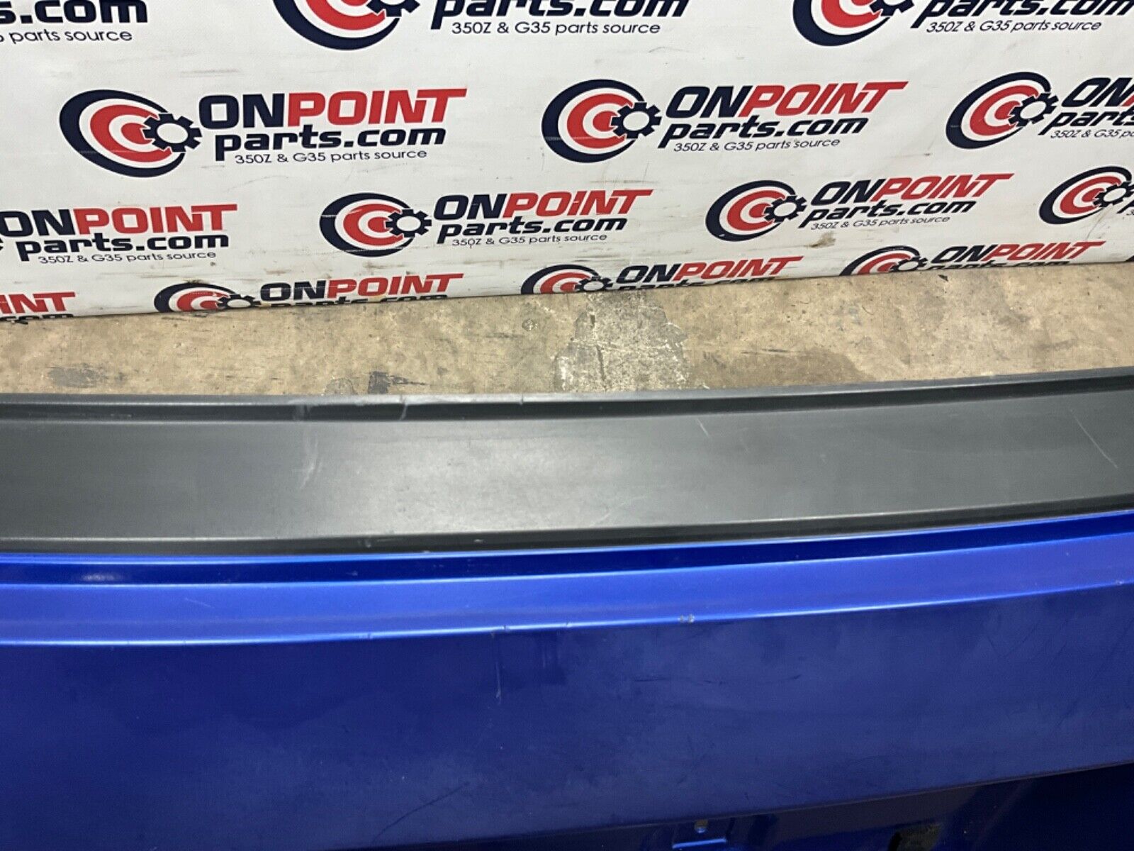 03-09 Nissan 350Z Rear Bumper Cover Blue/B17 85022CD025 OEM