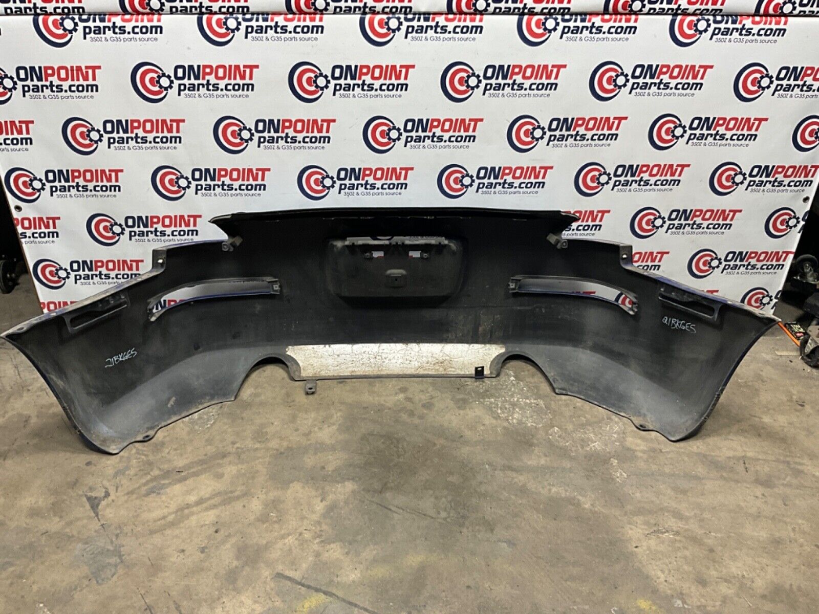 03-09 Nissan 350Z Rear Bumper Cover Blue/B17 85022CD025 OEM