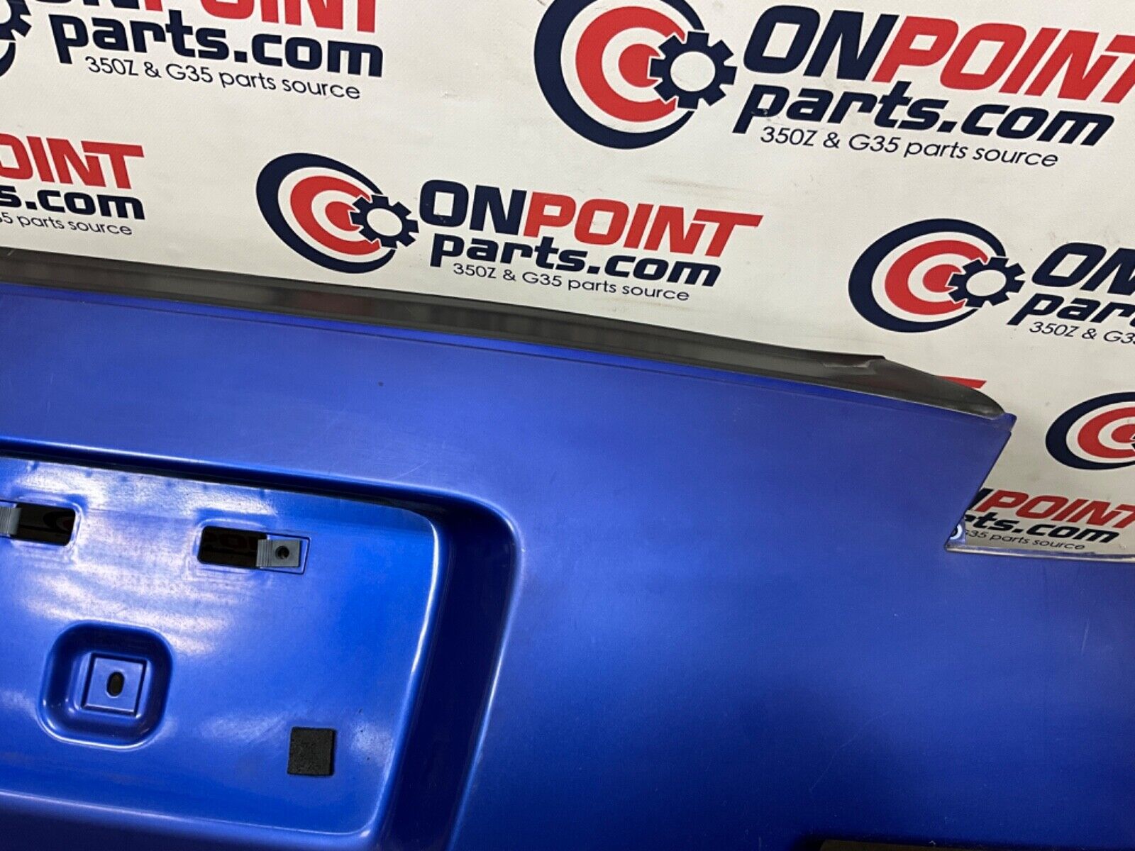 03-09 Nissan 350Z Rear Bumper Cover Blue/B17 85022CD025 OEM