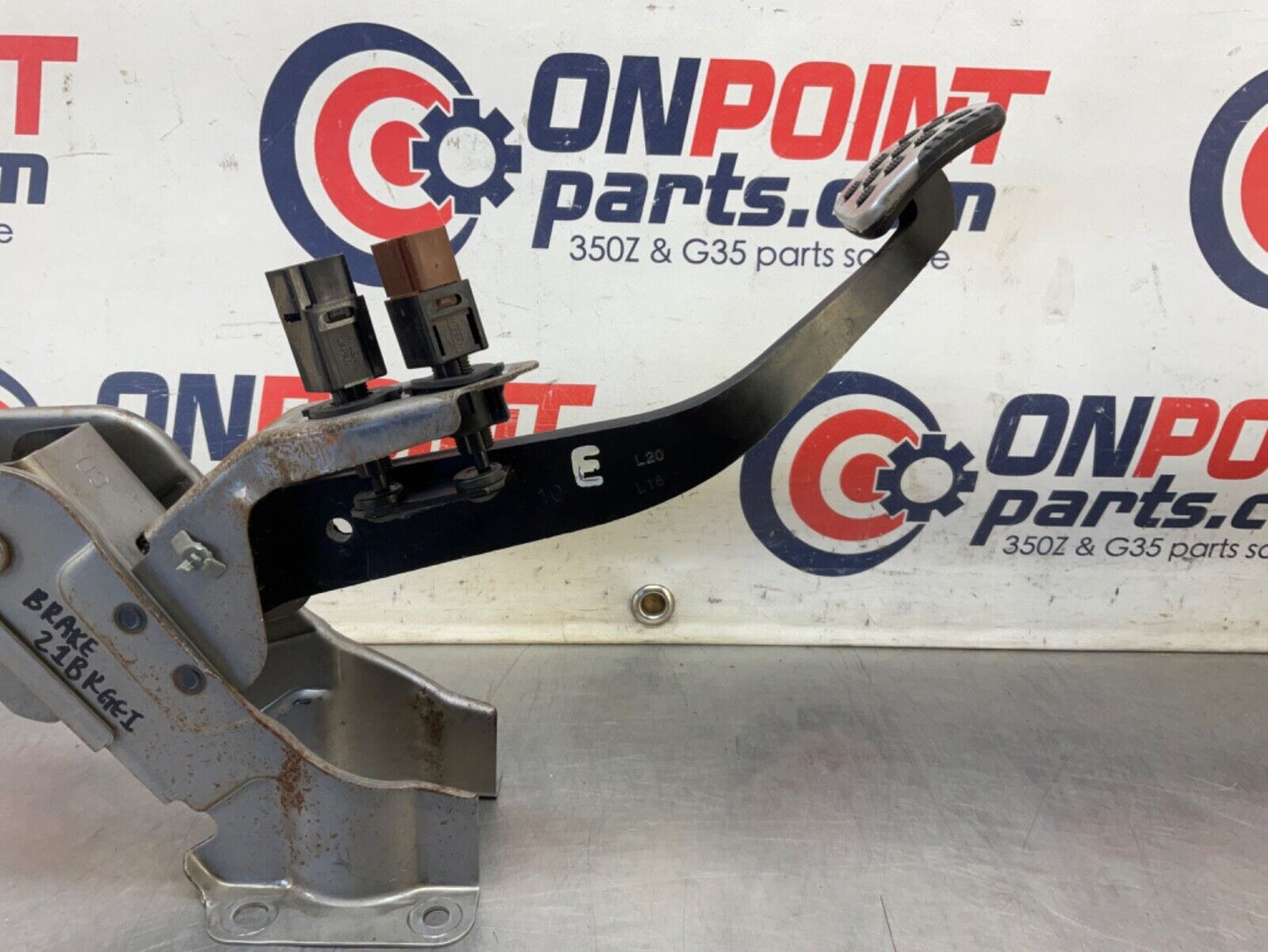 2003 Nissan Z33 350Z Brake Pedal with Bracket Manual OEM 21BKGEI - On Point Parts Inc