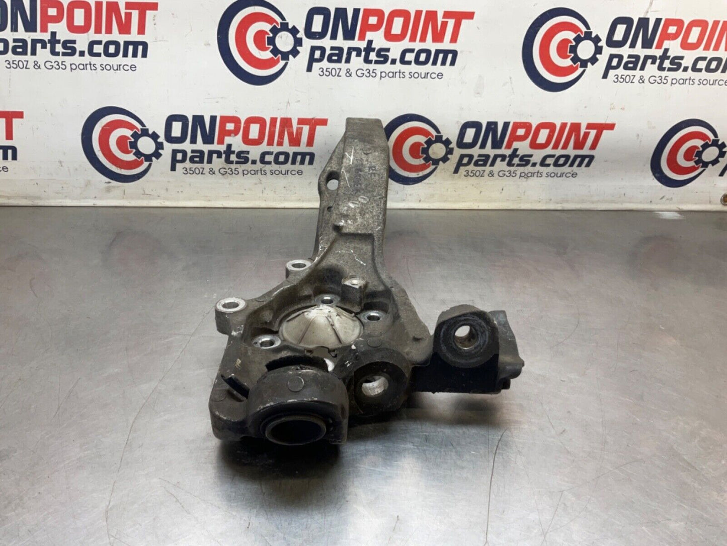 03NissanZ33 350Z Passenger Front Steering Suspension Spindle Knuckle OEM 21BKGEK - On Point Parts Inc