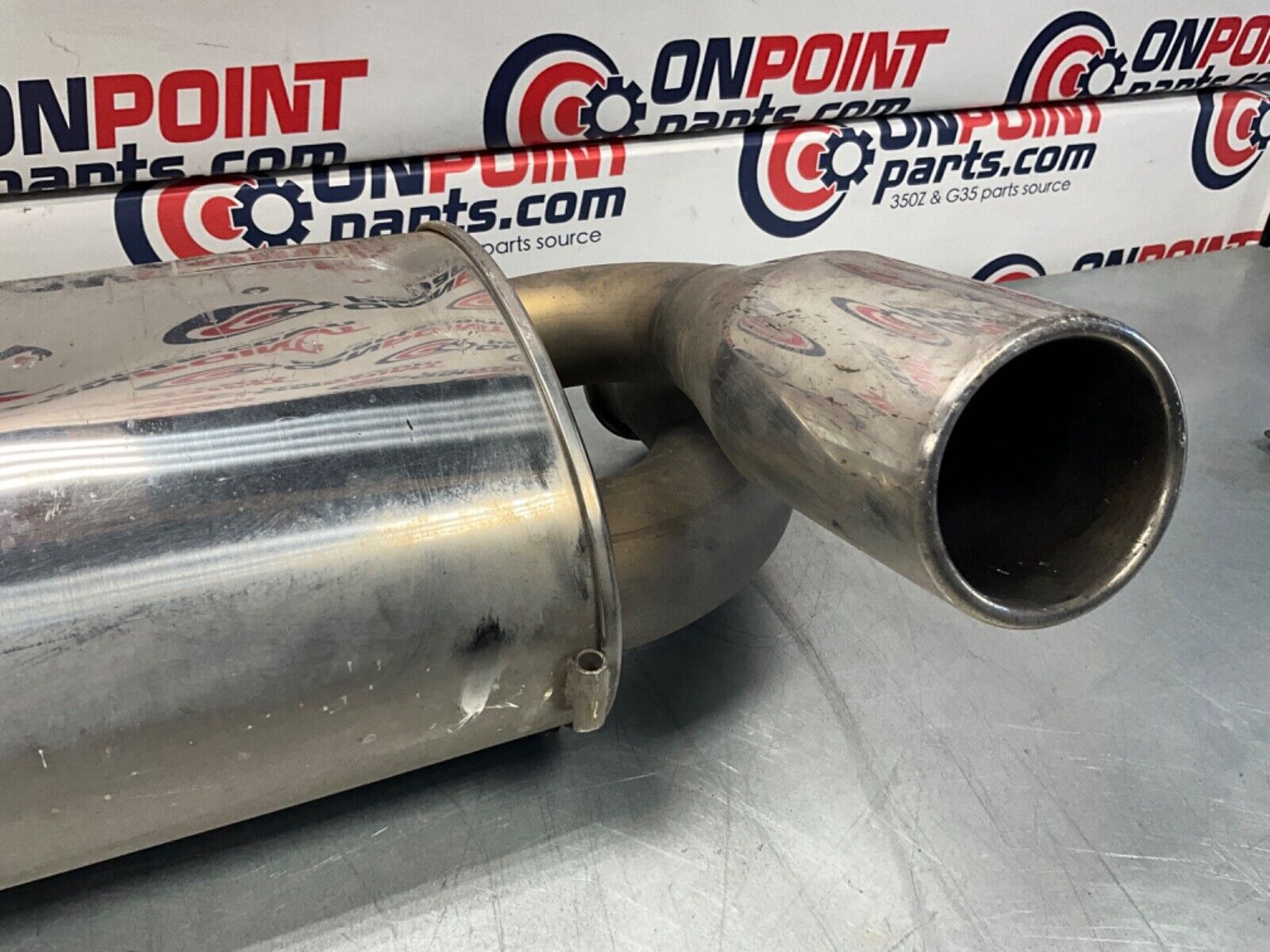 m_03 2003 Nissan Z33 350Z Nismo Dual Tip Exhaust Muffler OEM