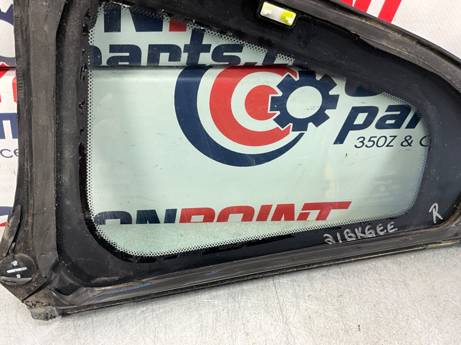 2003 Nissan Z33 350Z Passenger Right Rear Quarter Panel Glass OEM 21BKGEE - On Point Parts Inc