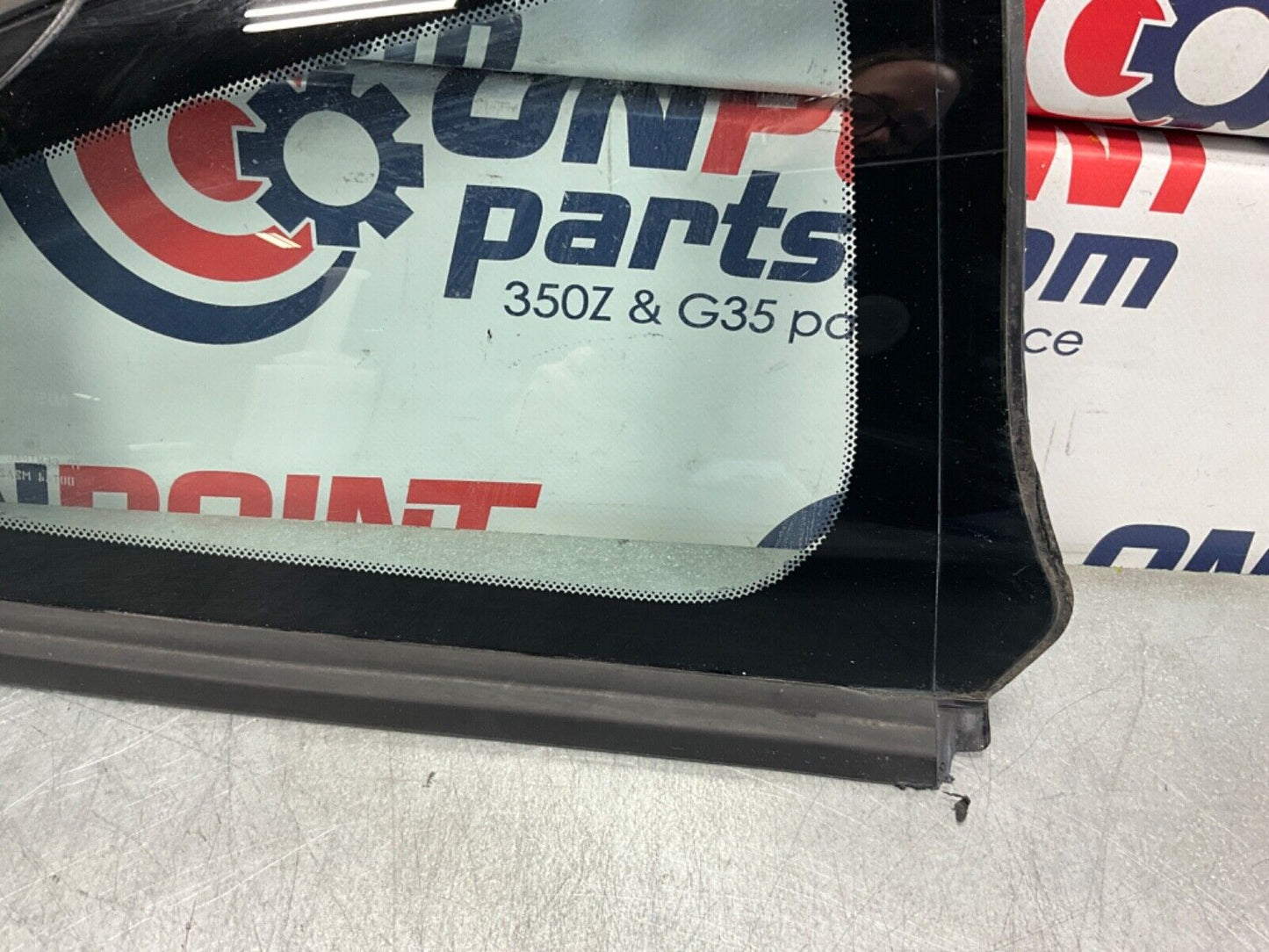 2003 Nissan Z33 350Z Passenger Right Rear Quarter Panel Glass OEM 21BKGEE - On Point Parts Inc