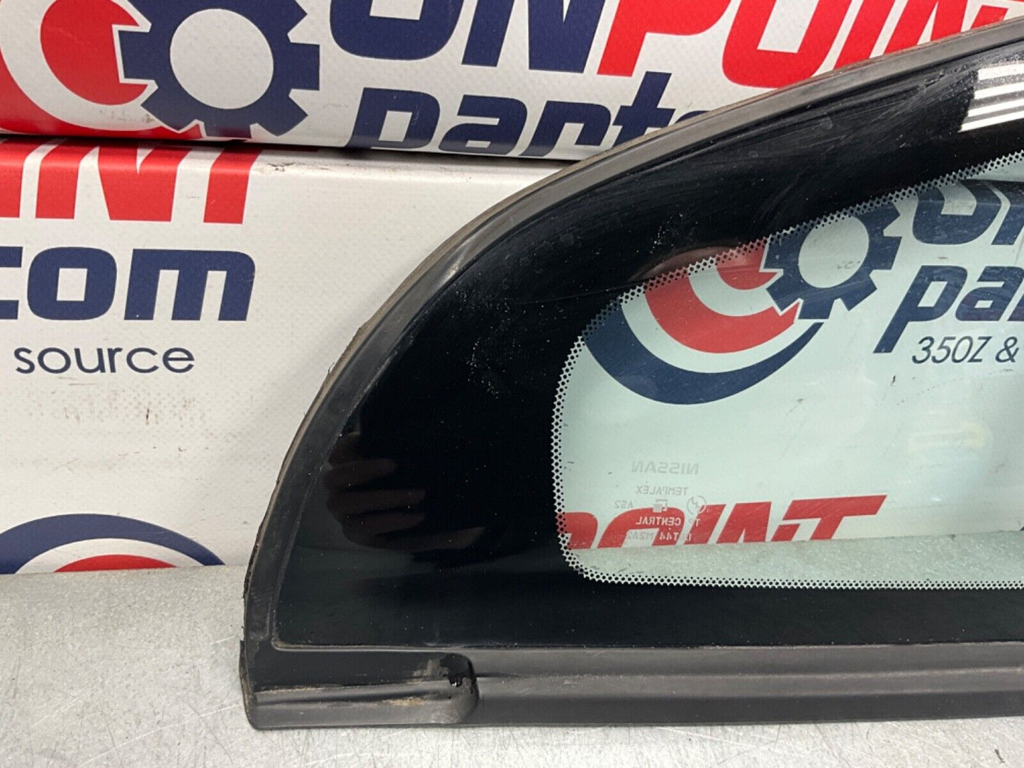 2003 Nissan Z33 350Z Passenger Right Rear Quarter Panel Glass OEM 21BKGEE - On Point Parts Inc