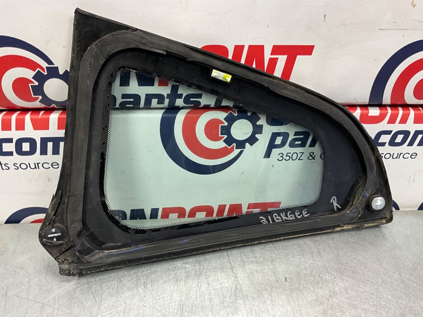 2003 Nissan Z33 350Z Passenger Right Rear Quarter Panel Glass OEM 21BKGEE - On Point Parts Inc
