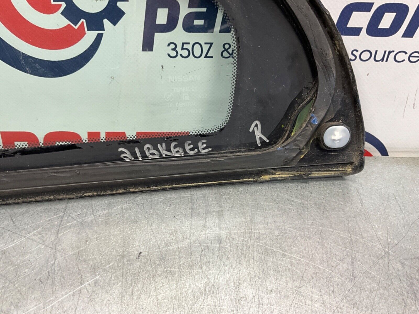 2003 Nissan Z33 350Z Passenger Right Rear Quarter Panel Glass OEM 21BKGEE - On Point Parts Inc