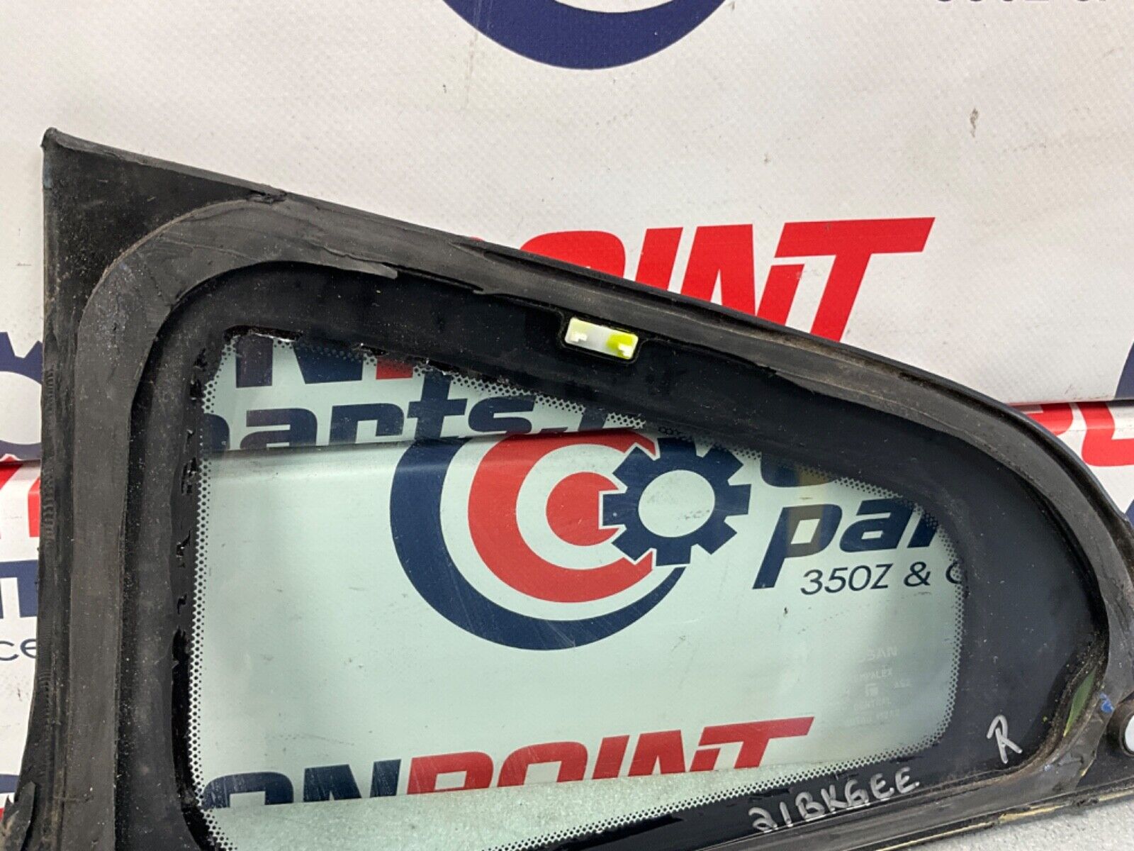 2003 Nissan Z33 350Z Passenger Right Rear Quarter Panel Glass OEM 21BKGEE - On Point Parts Inc