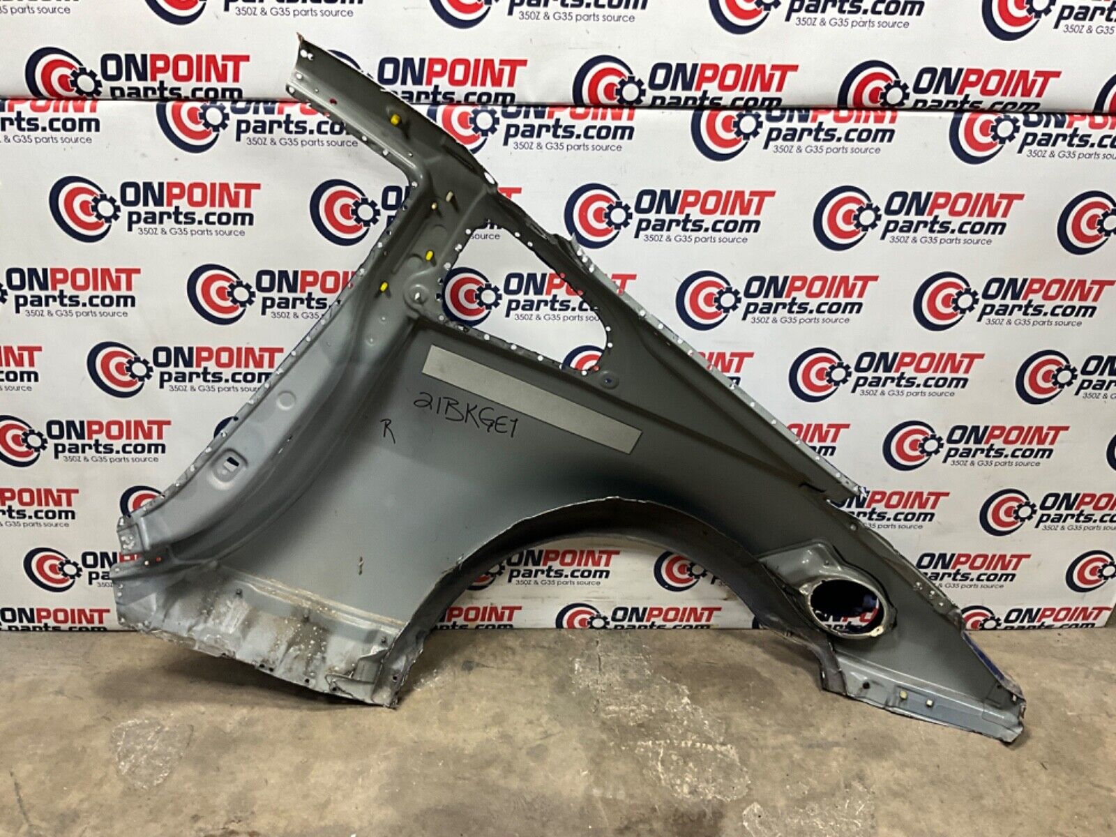 2003 Nissan Z33 350Z Passenger Right Rear Quarter Panel OEM 21BKGE1 - On Point Parts Inc