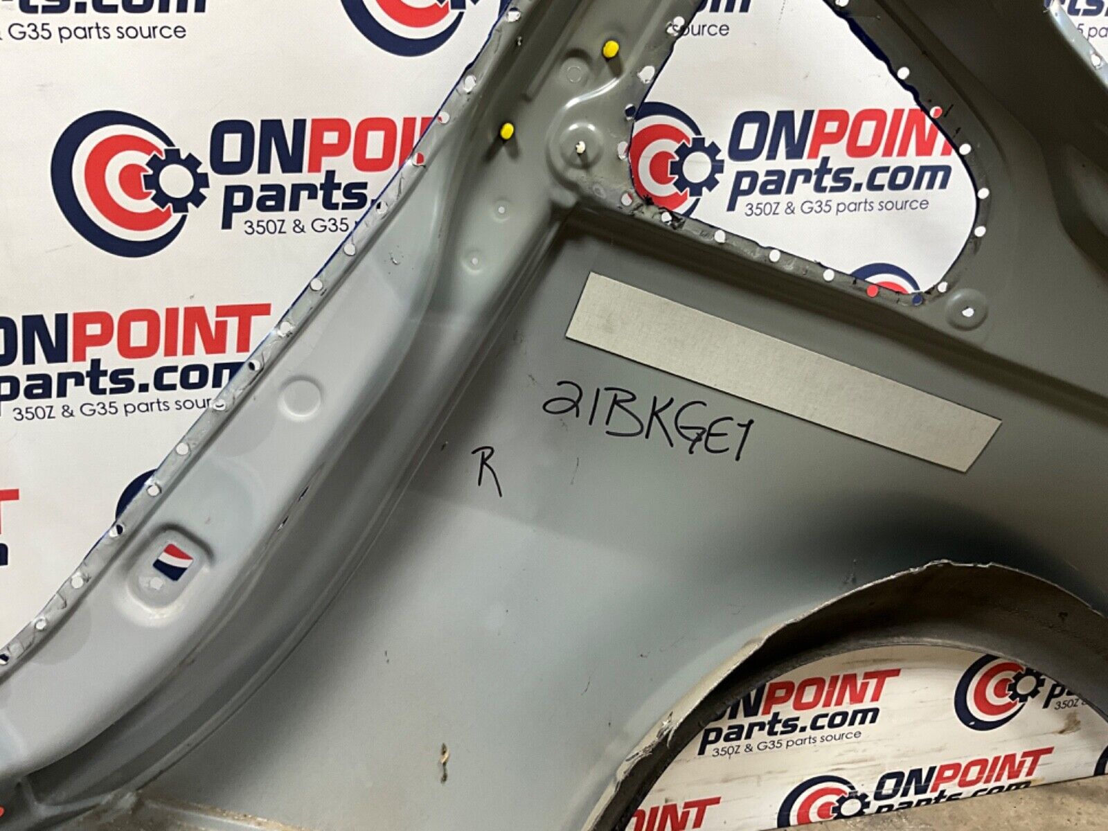 2003 Nissan Z33 350Z Passenger Right Rear Quarter Panel OEM 21BKGE1 - On Point Parts Inc