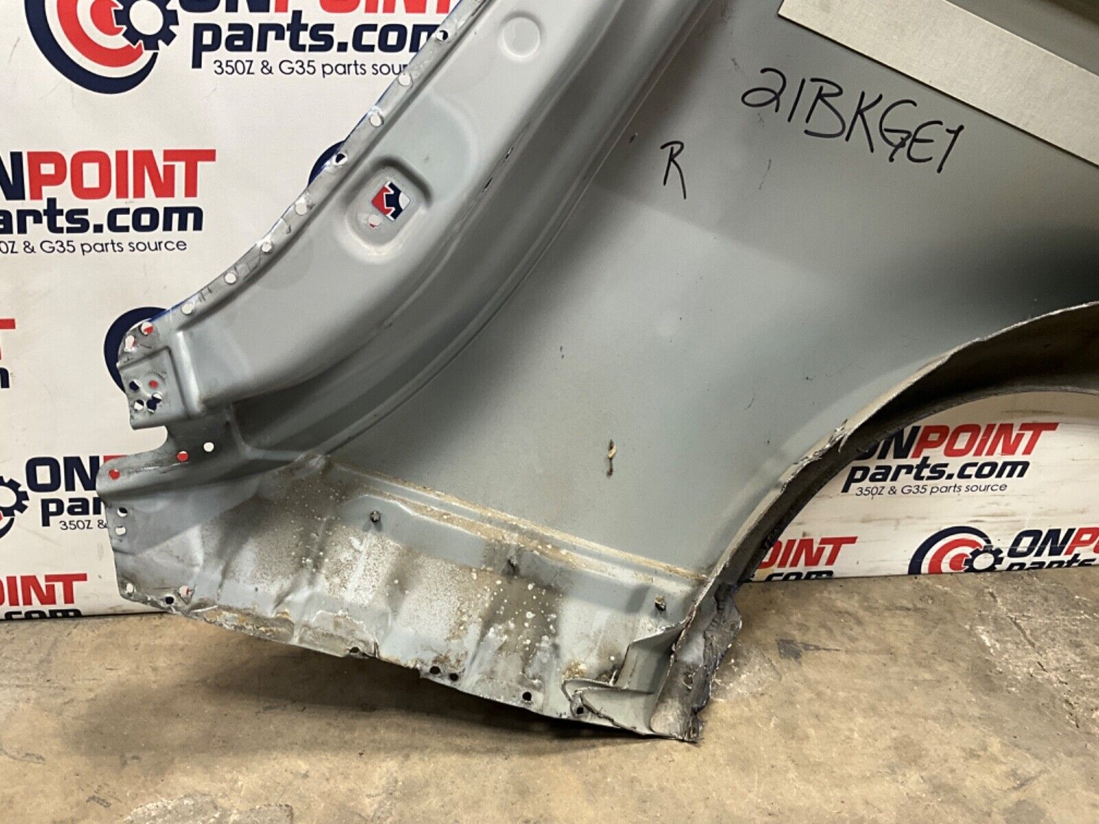 2003 Nissan Z33 350Z Passenger Right Rear Quarter Panel OEM 21BKGE1 - On Point Parts Inc