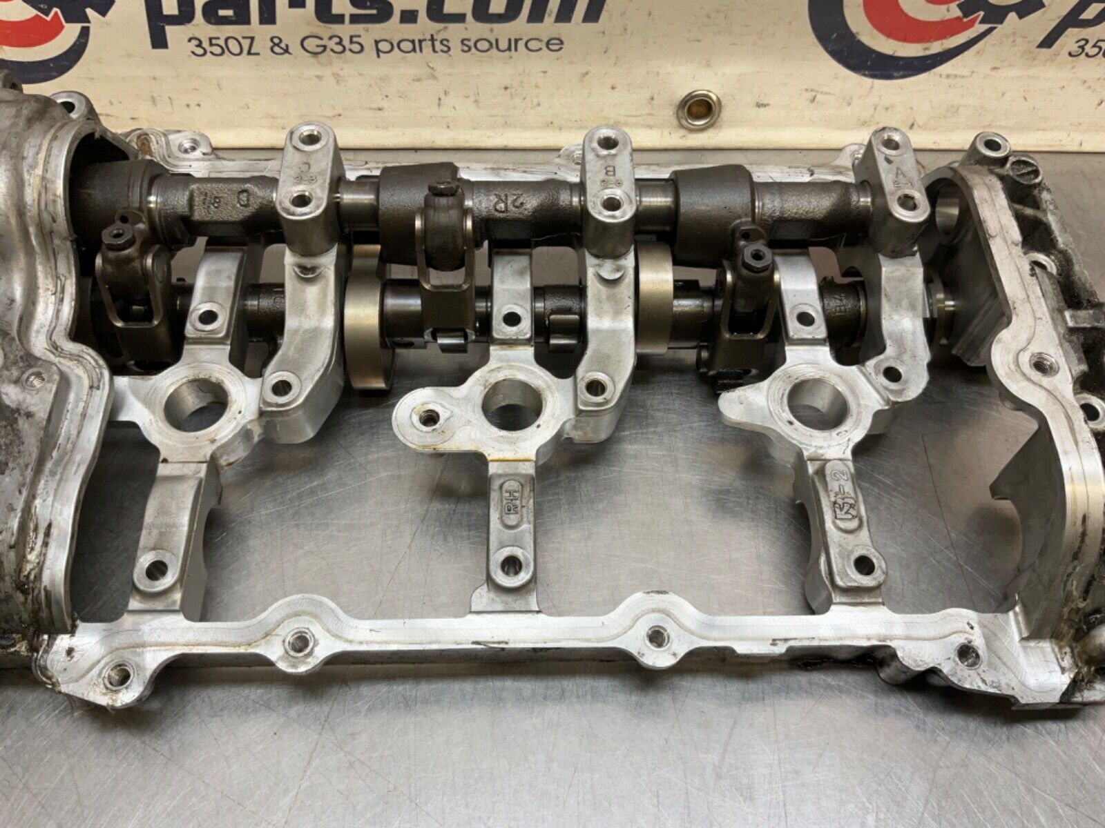 2012 Nissan 370Z Passenger Right V6 VQ37VHR Engine Camshaft Cradle OEM 24BDME0 - On Point Parts Inc