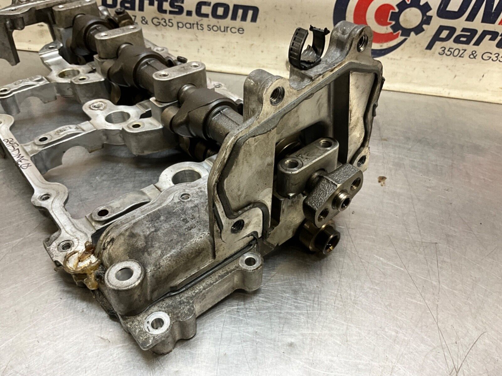 2012 Nissan 370Z Driver Left V6 VQ37VHR Engine Camshaft Cradle OEM 24BDME0 - On Point Parts Inc