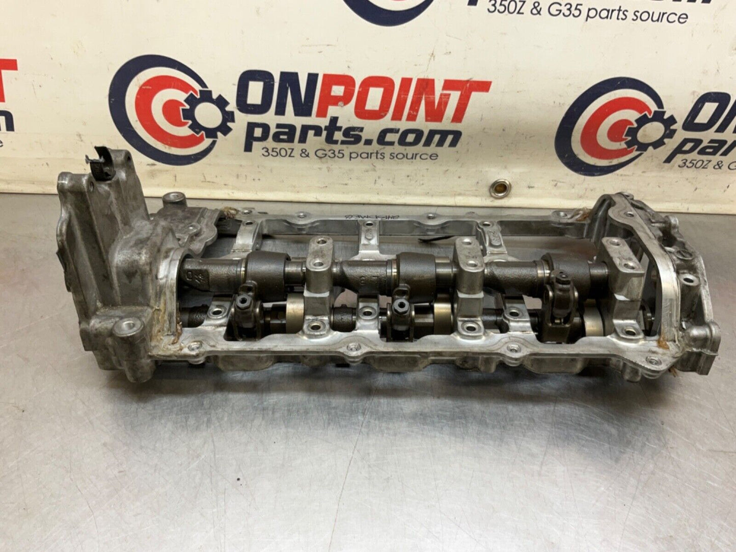 2012 Nissan 370Z Driver Left V6 VQ37VHR Engine Camshaft Cradle OEM 24BDME0 - On Point Parts Inc