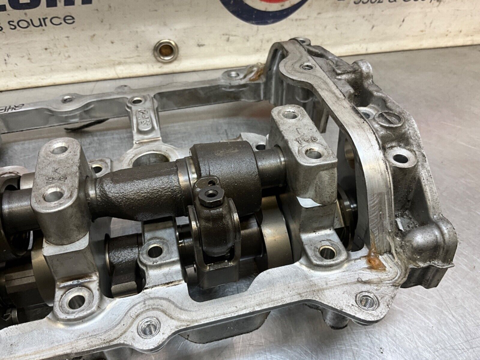 2012 Nissan 370Z Driver Left V6 VQ37VHR Engine Camshaft Cradle OEM 24BDME0 - On Point Parts Inc