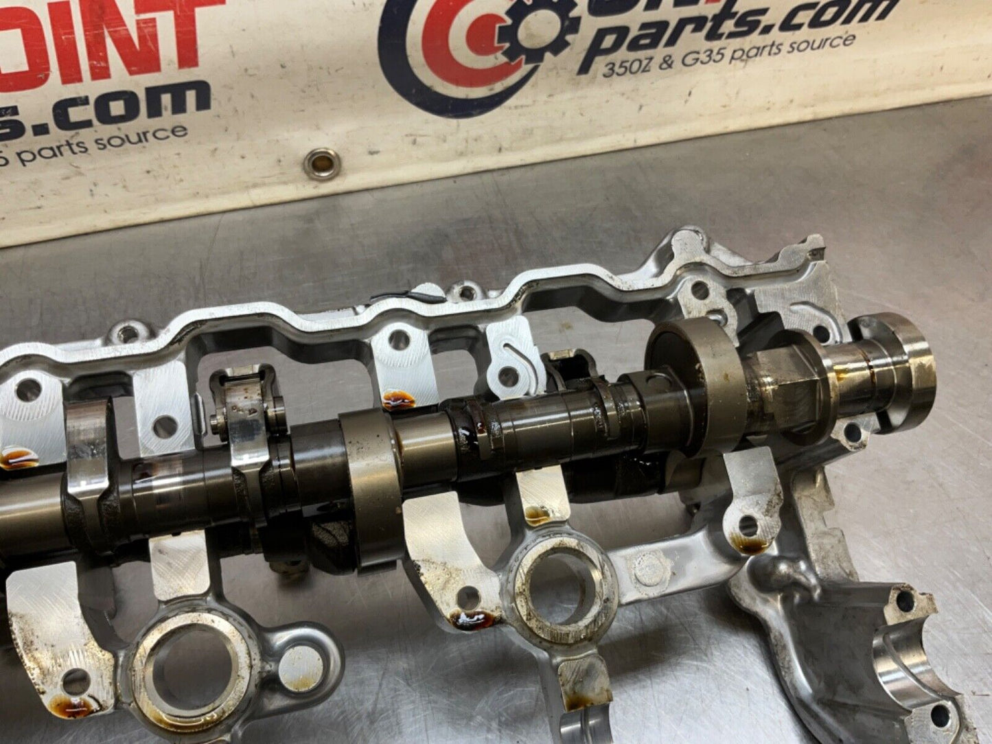 2012 Nissan 370Z Driver Left V6 VQ37VHR Engine Camshaft Cradle OEM 24BDME0 - On Point Parts Inc