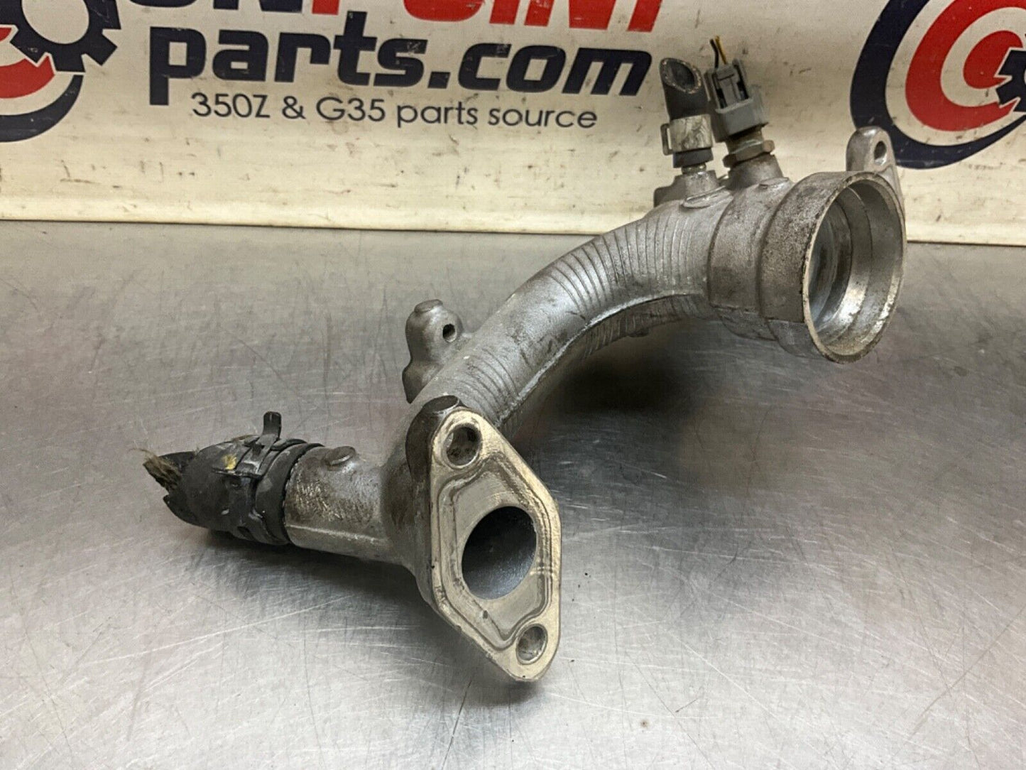 2012 Nissan 370Z V6 VQ37VHR Center Coolant Water Pipe Outlet OEM 24BDME0 - On Point Parts Inc