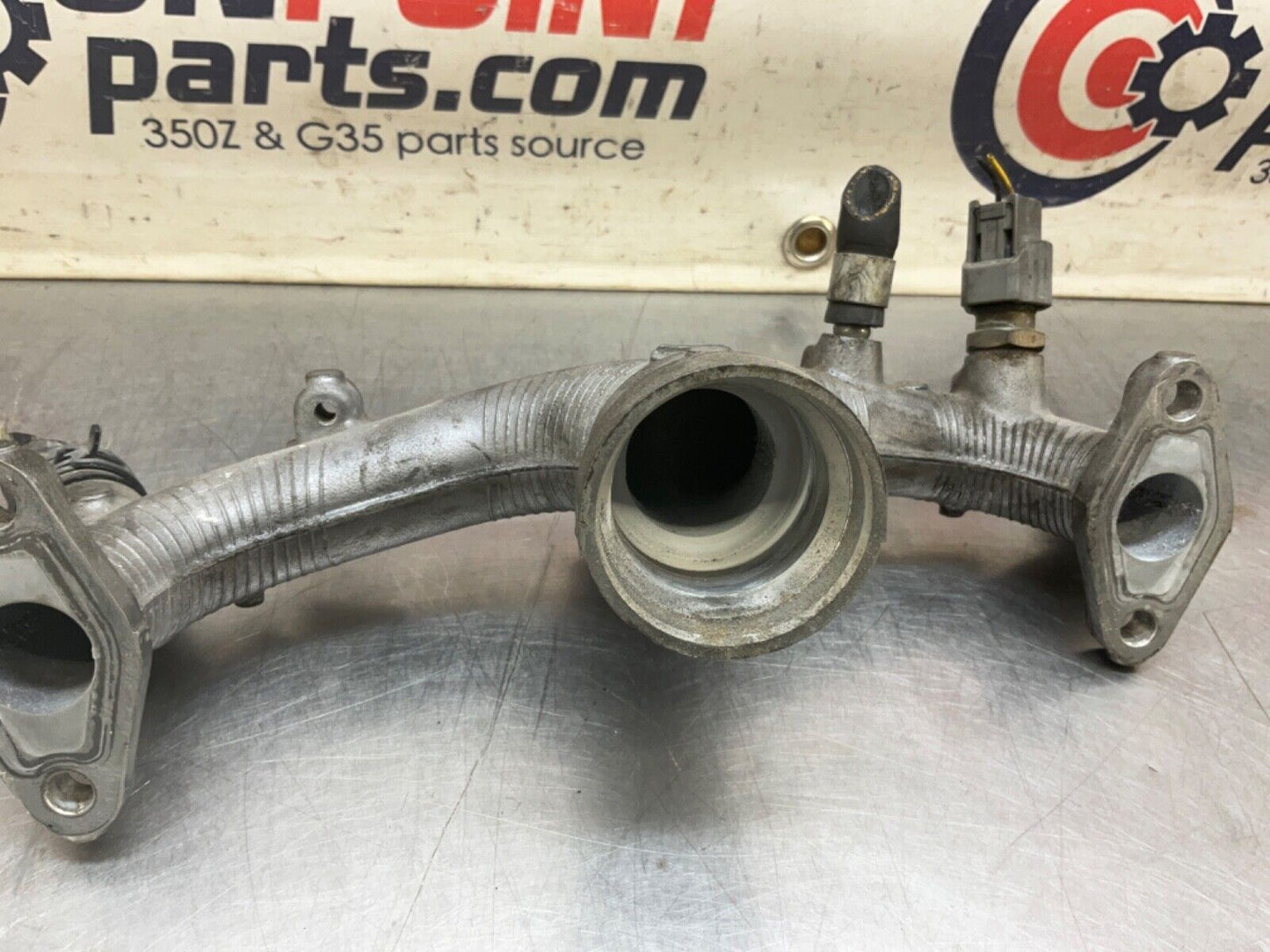 2012 Nissan 370Z V6 VQ37VHR Center Coolant Water Pipe Outlet OEM 24BDME0 - On Point Parts Inc