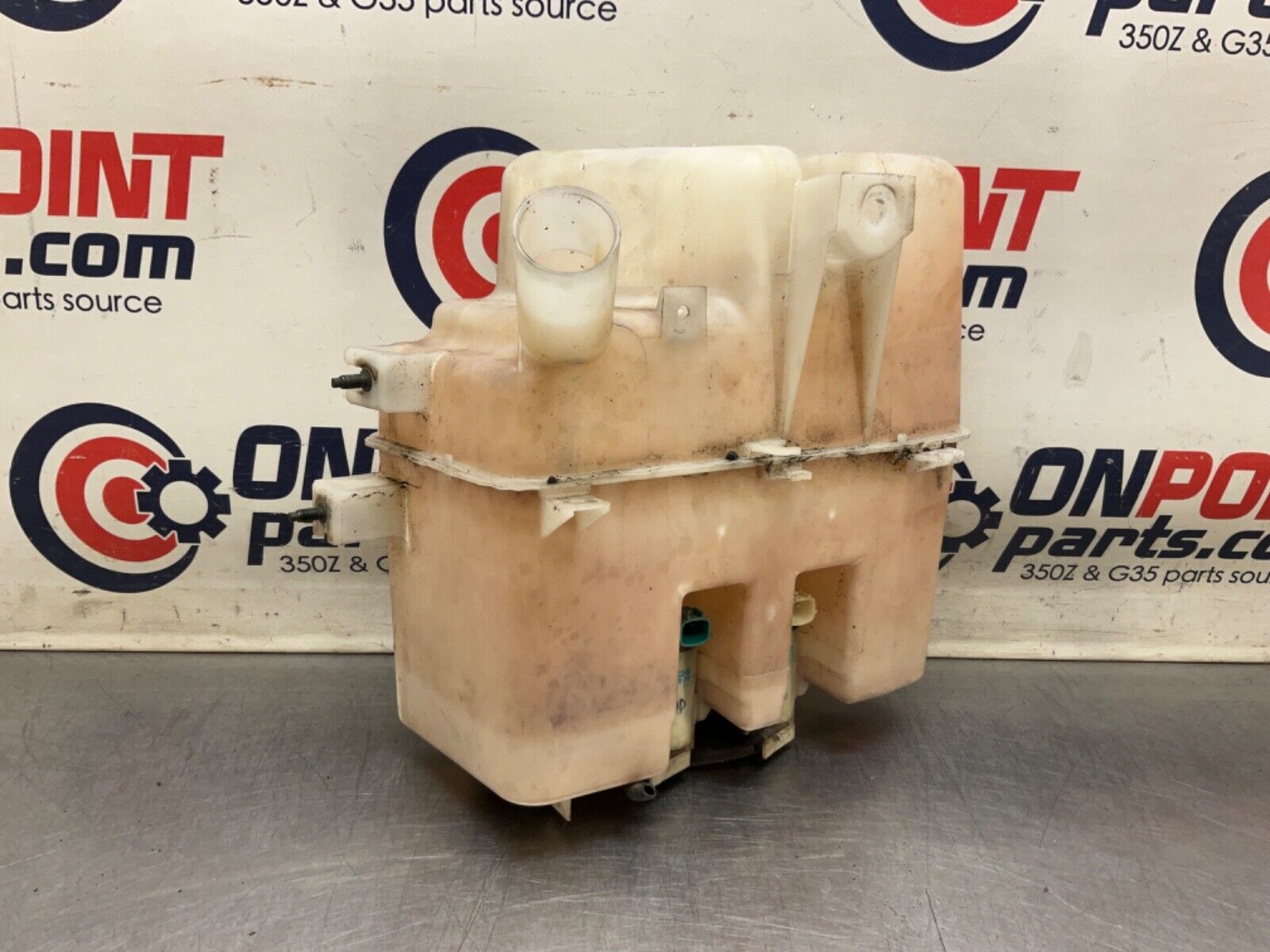 2004 Nissan Z33 350Z Windshield Washer Fluid Reservoir Tank Pumps OEM 22BLCFI - On Point Parts Inc