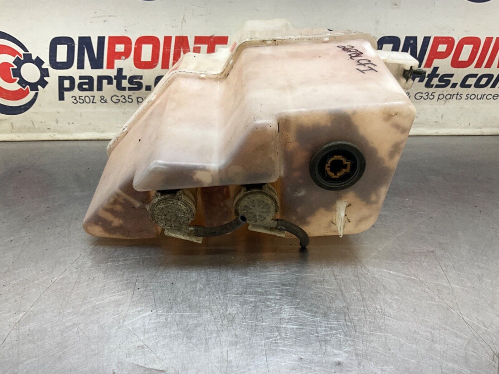 2004 Nissan Z33 350Z Windshield Washer Fluid Reservoir Tank Pumps OEM 22BLCFI - On Point Parts Inc