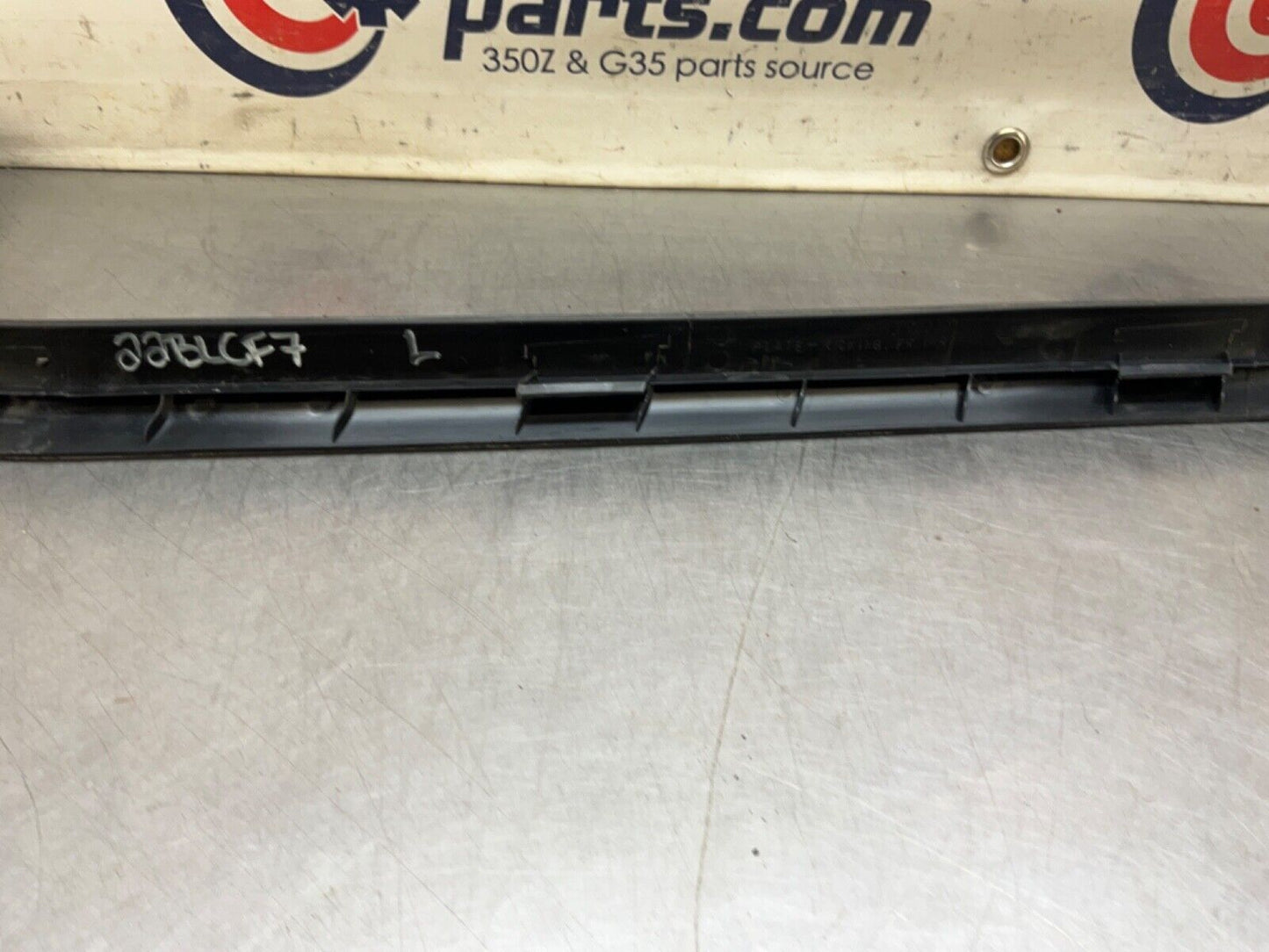 2004 Nissan Z33 350Z Driver Left Door Threshold Sill Trim OEM 22BLCF7 - On Point Parts Inc
