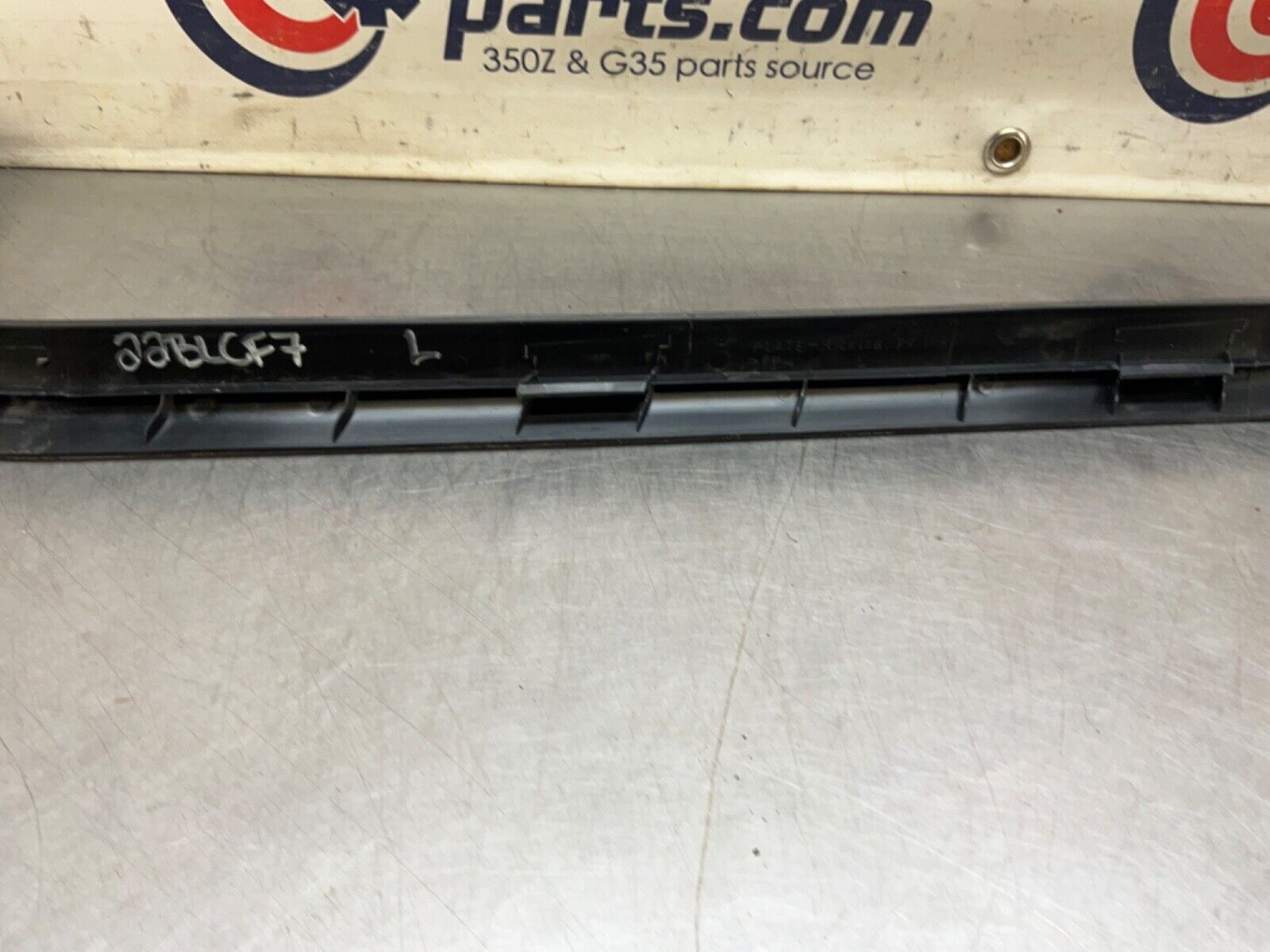 2004 Nissan Z33 350Z Driver Left Door Threshold Sill Trim OEM 22BLCF7 - On Point Parts Inc