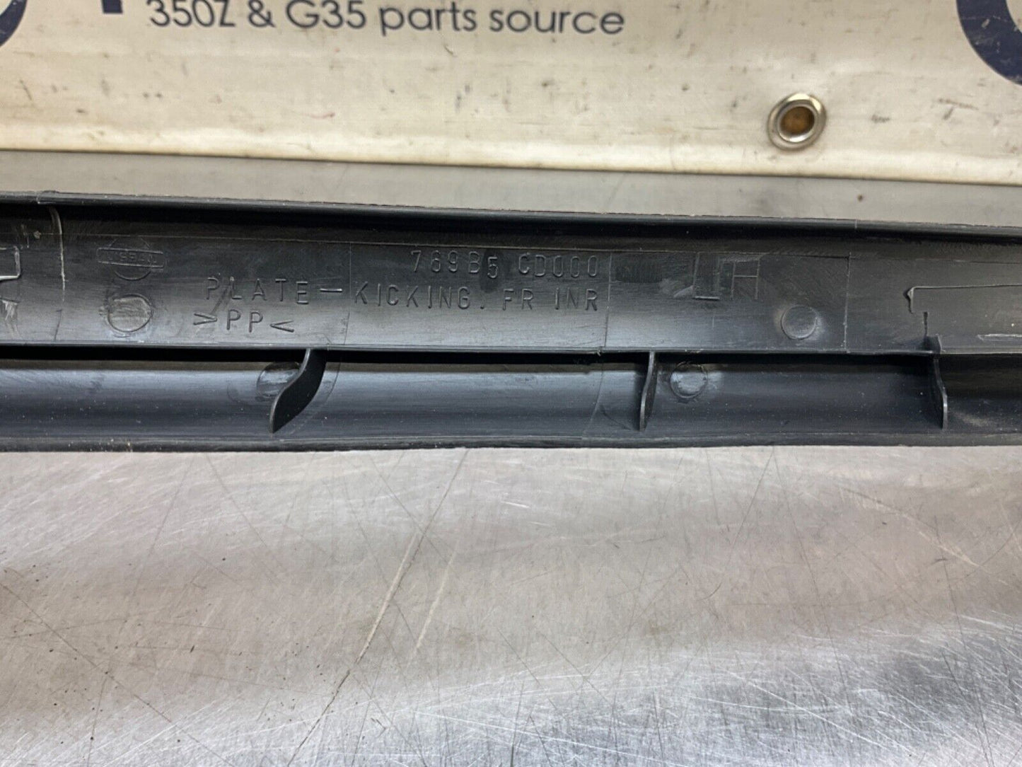 2004 Nissan Z33 350Z Driver Left Door Threshold Sill Trim OEM 22BLCF7 - On Point Parts Inc
