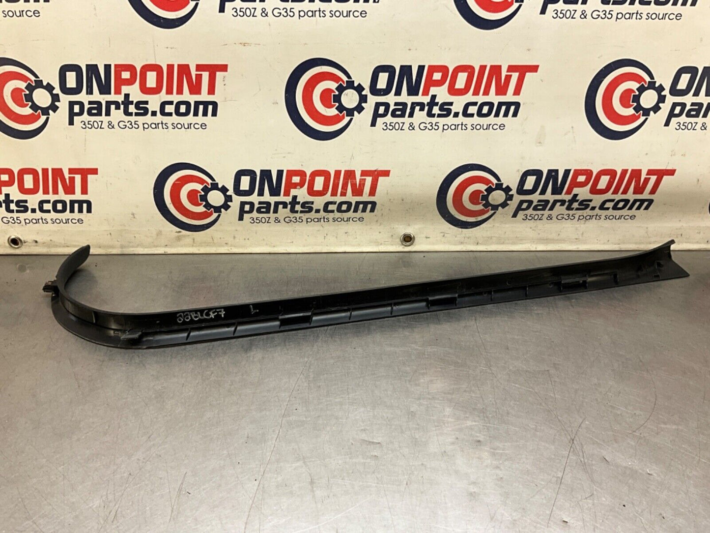2004 Nissan Z33 350Z Driver Left Door Threshold Sill Trim OEM 22BLCF7 - On Point Parts Inc
