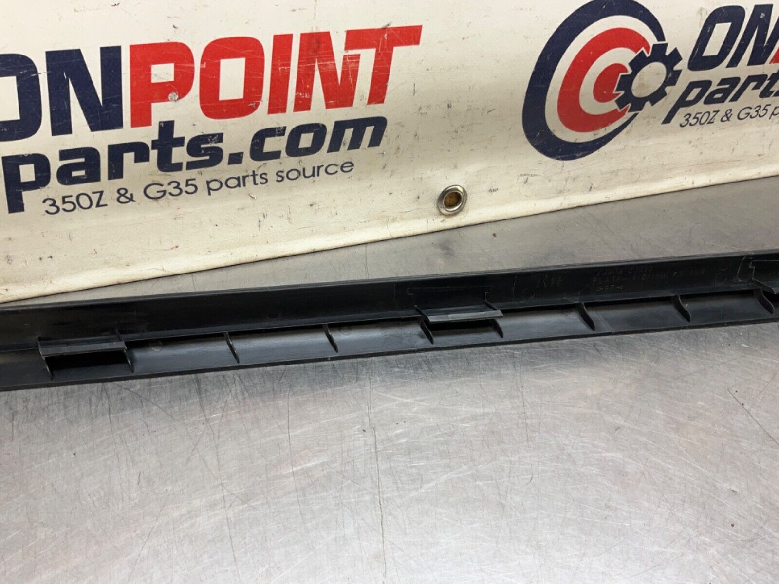 2004 Nissan Z33 350Z Passenger Right Door Threshold Sill Trim OEM 22BLCF7 - On Point Parts Inc