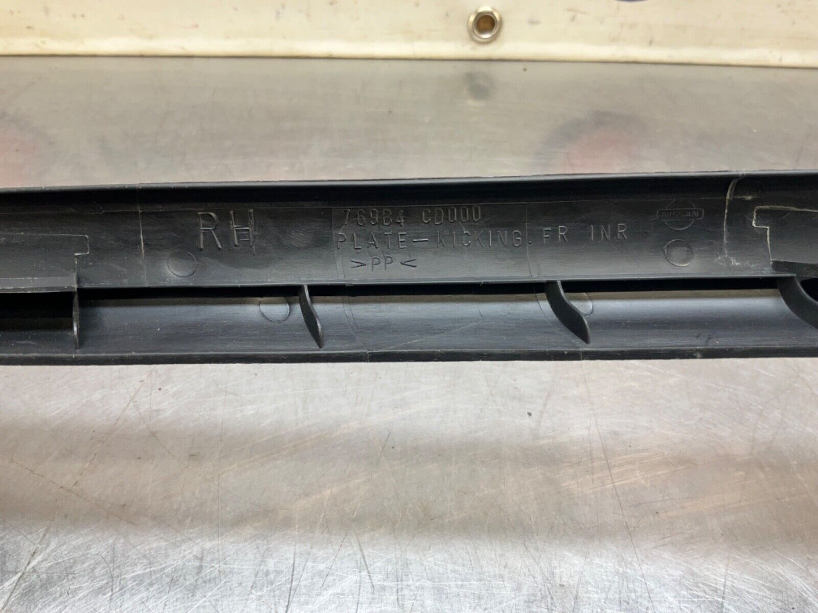 2004 Nissan Z33 350Z Passenger Right Door Threshold Sill Trim OEM 22BLCF7 - On Point Parts Inc