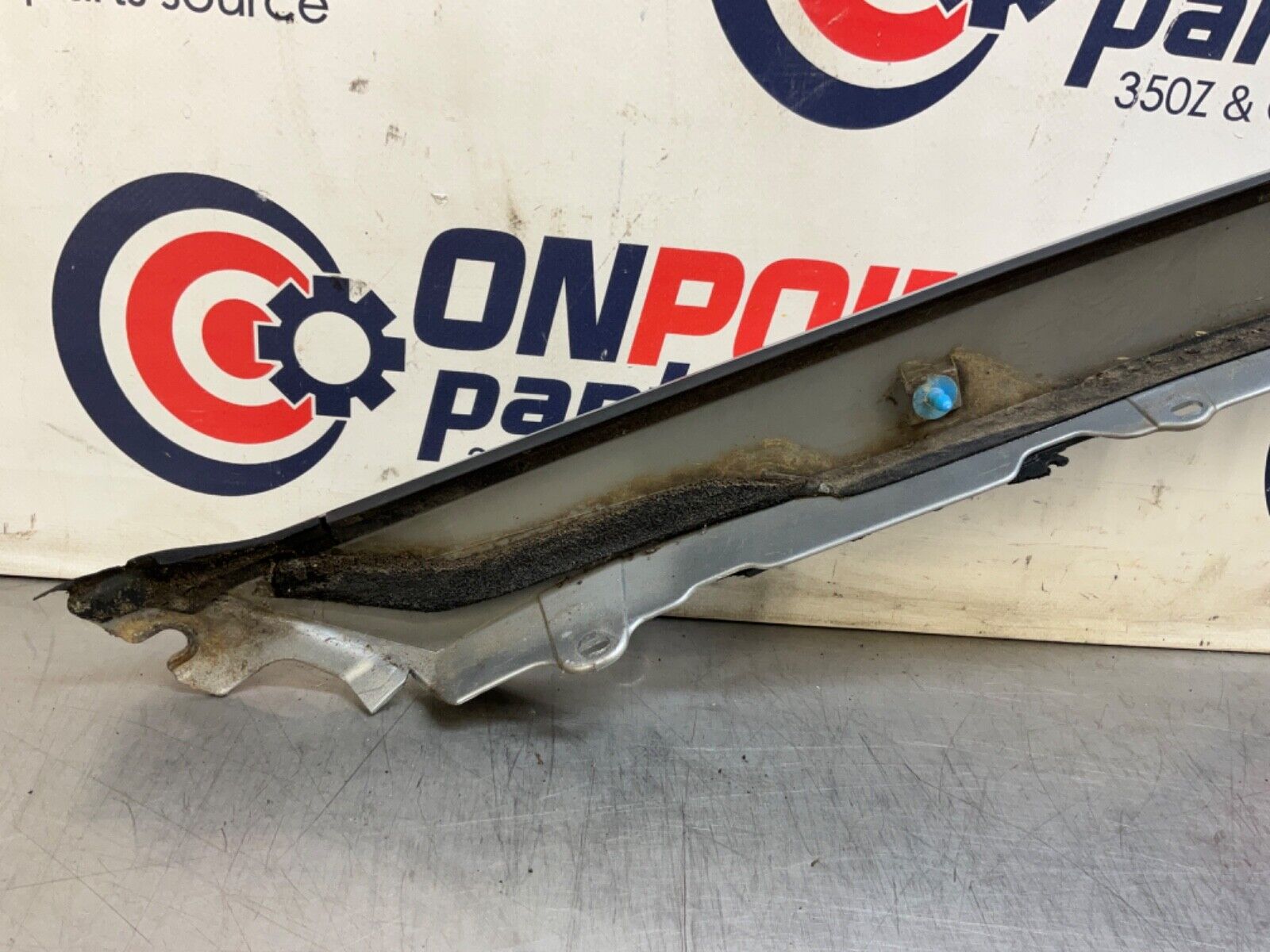 2004 Nissan Z33 350Z Passenger Right Exterior A Pillar Trim 76836 OEM 22BLCF2 - On Point Parts Inc