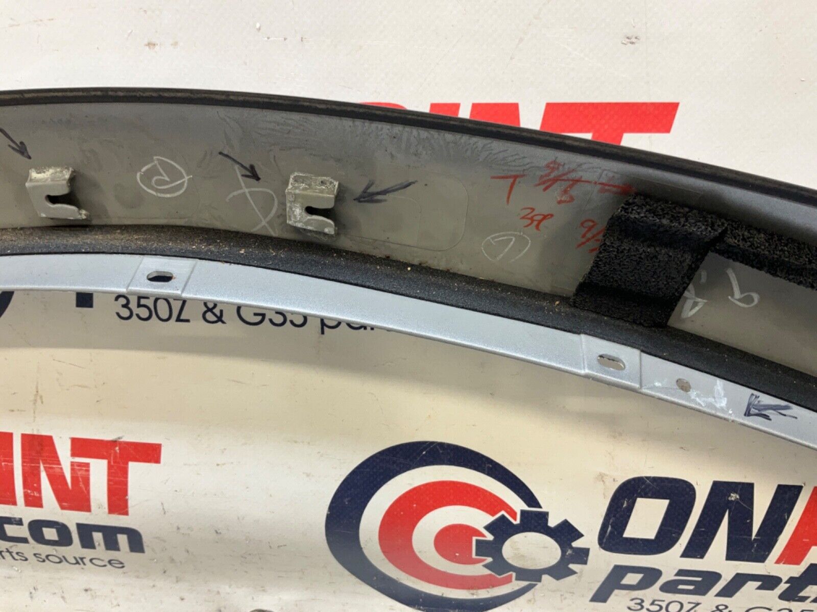 2004 Nissan Z33 350Z Passenger Right Exterior A Pillar Trim 76836 OEM 22BLCF2 - On Point Parts Inc