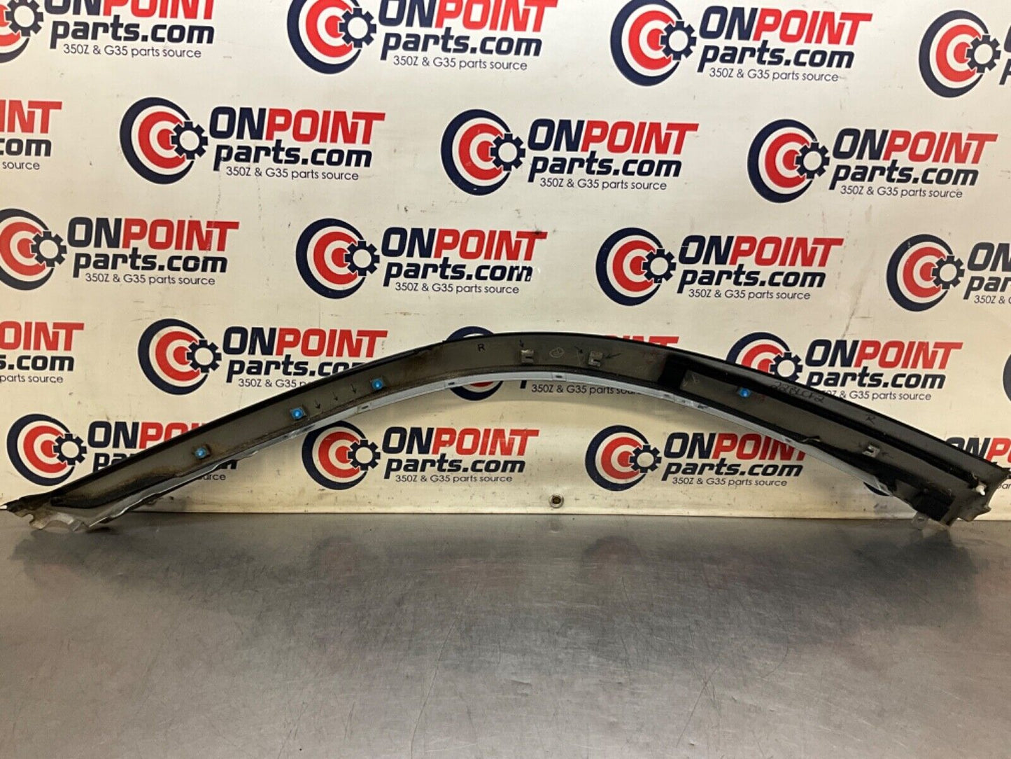 2004 Nissan Z33 350Z Passenger Right Exterior A Pillar Trim 76836 OEM 22BLCF2 - On Point Parts Inc