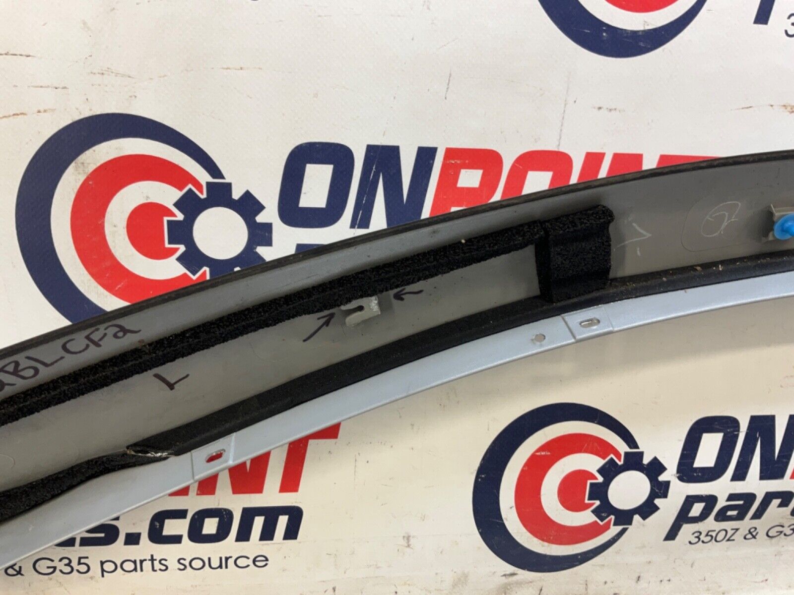 2004 Nissan Z33 350Z Driver Left Exterior A Pillar Trim 76837