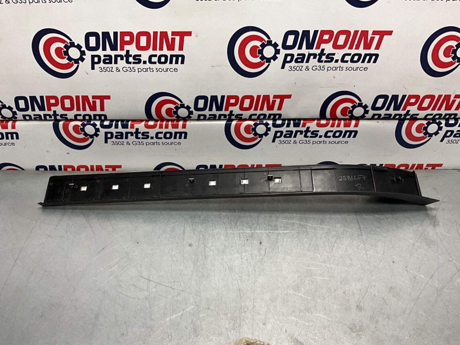 2004 Nissan Z33 350Z Passenger Right Door Threshold Kick Plate OEM 22BLCF7 - On Point Parts Inc