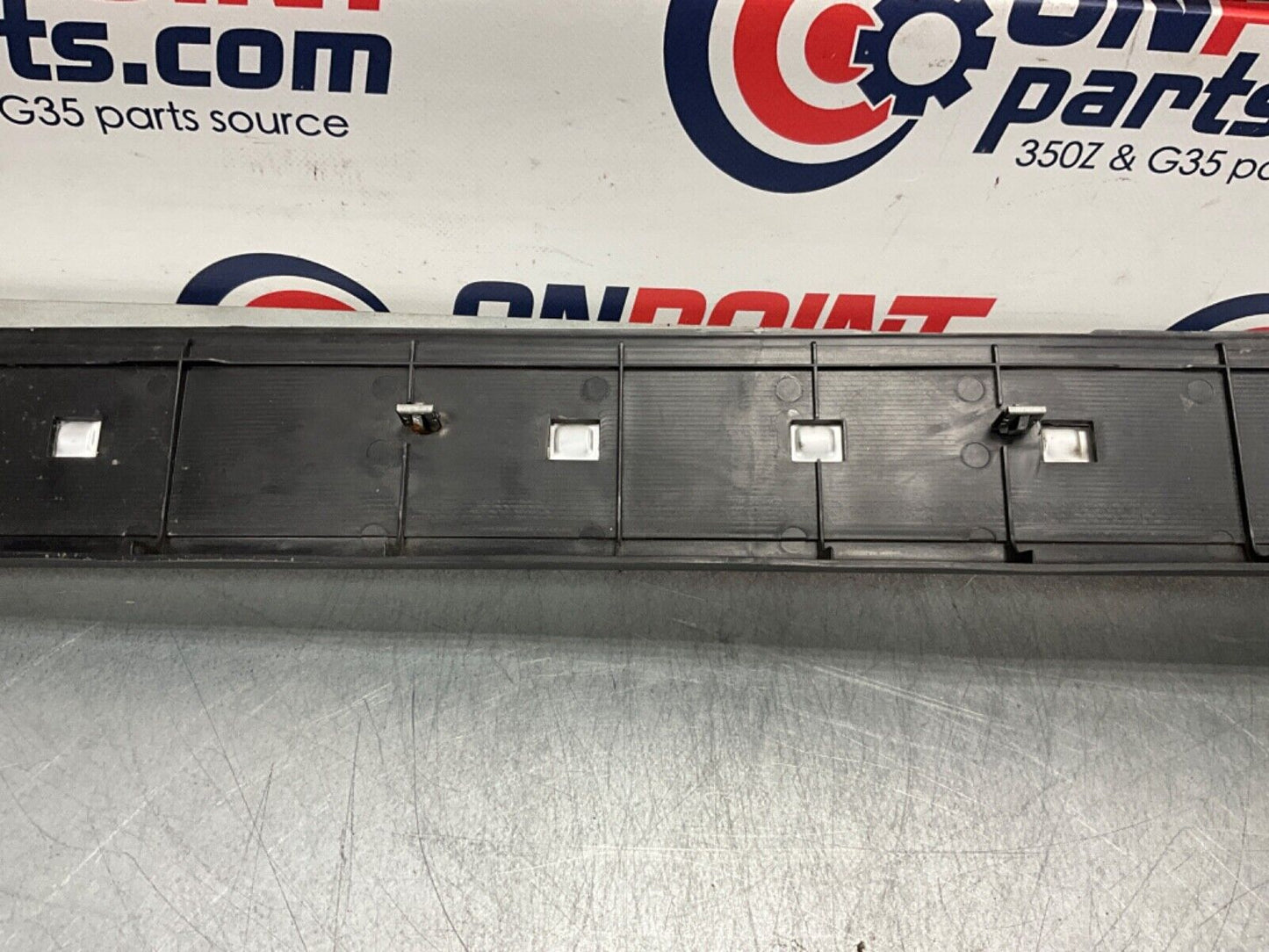 2004 Nissan Z33 350Z Passenger Right Door Threshold Kick Plate OEM 22BLCF7 - On Point Parts Inc