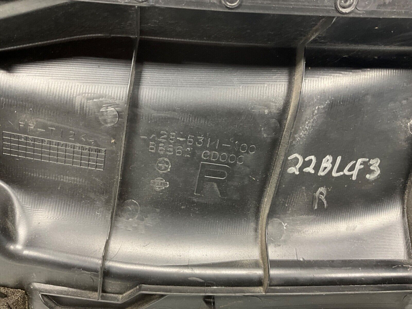 2004 Nissan Z33 350Z Passenger Right Windshield Wiper Hood Cowl OEM 22BLCF3 - On Point Parts Inc