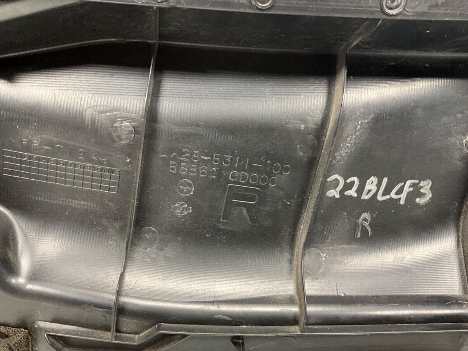 2004 Nissan Z33 350Z Passenger Right Windshield Wiper Hood Cowl OEM 22BLCF3 - On Point Parts Inc