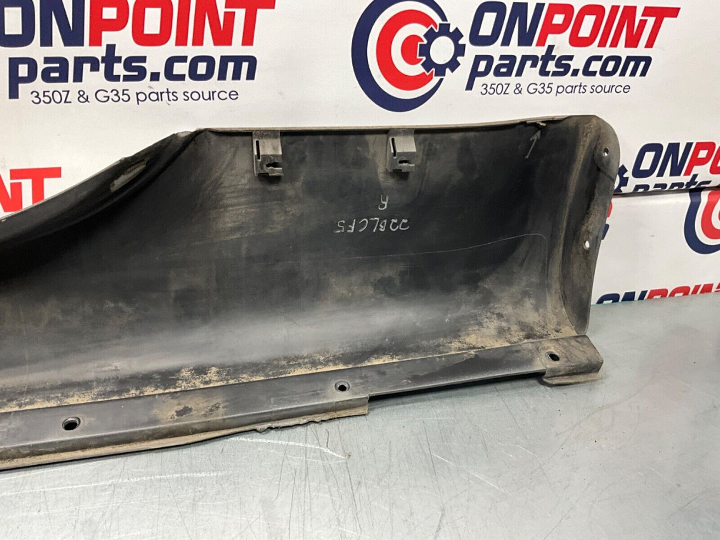 2004 Nissan Z33 350Z Passenger Right Side Skirt Rocker Panel OEM 22BLCF5 - On Point Parts Inc