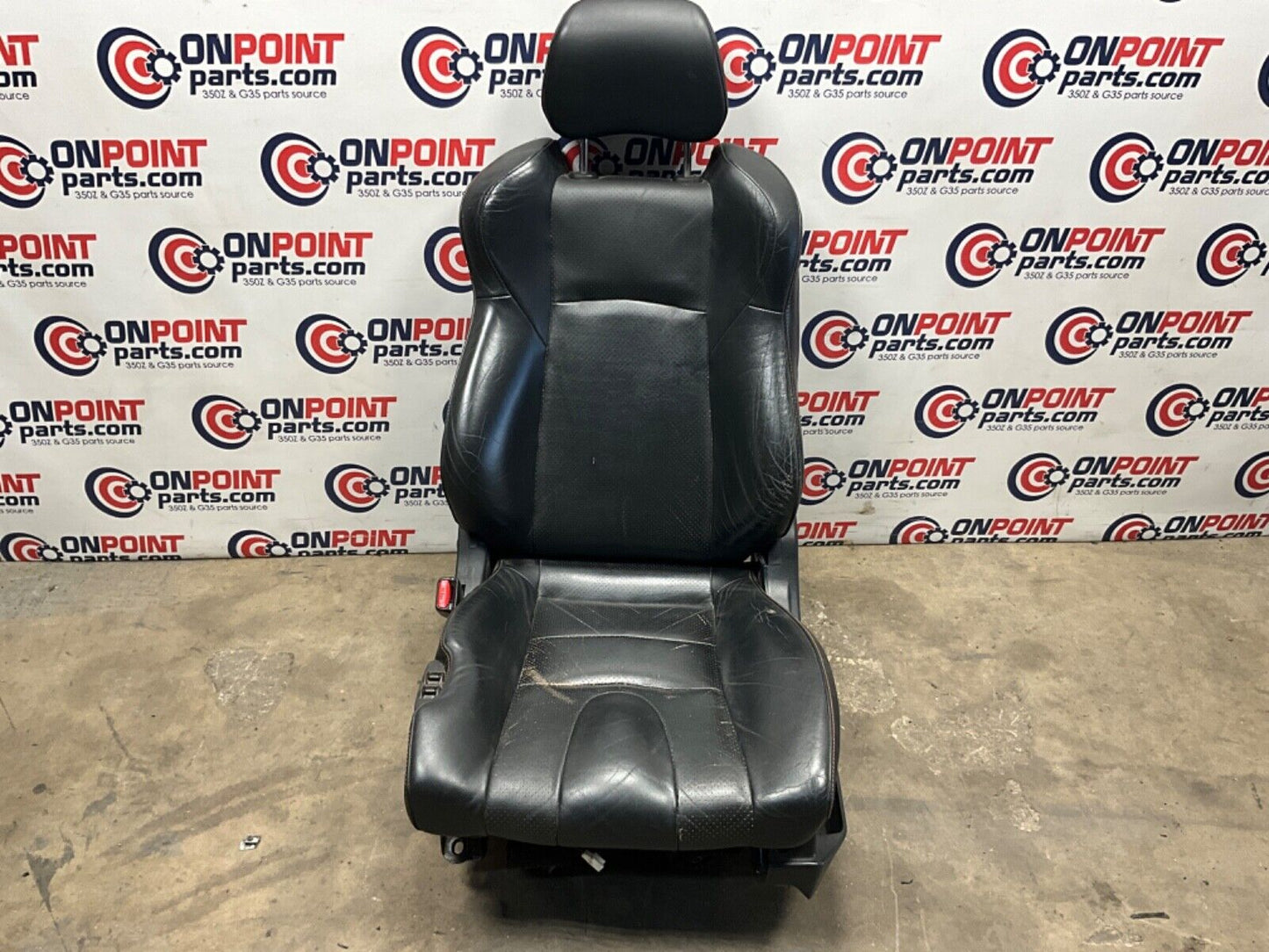 2004 Nissan Z33 350Z Driver Left Power Leather Seat with Switches OEM 22BLCF9 - On Point Parts Inc