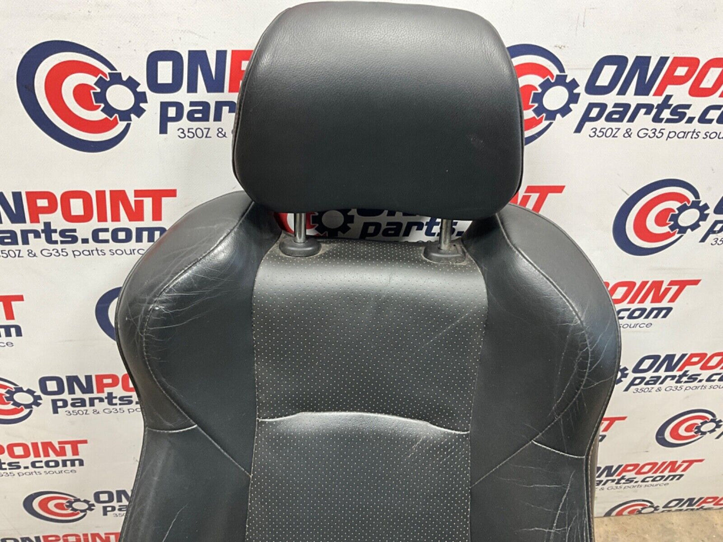 2004 Nissan Z33 350Z Driver Left Power Leather Seat with Switches OEM 22BLCF9 - On Point Parts Inc